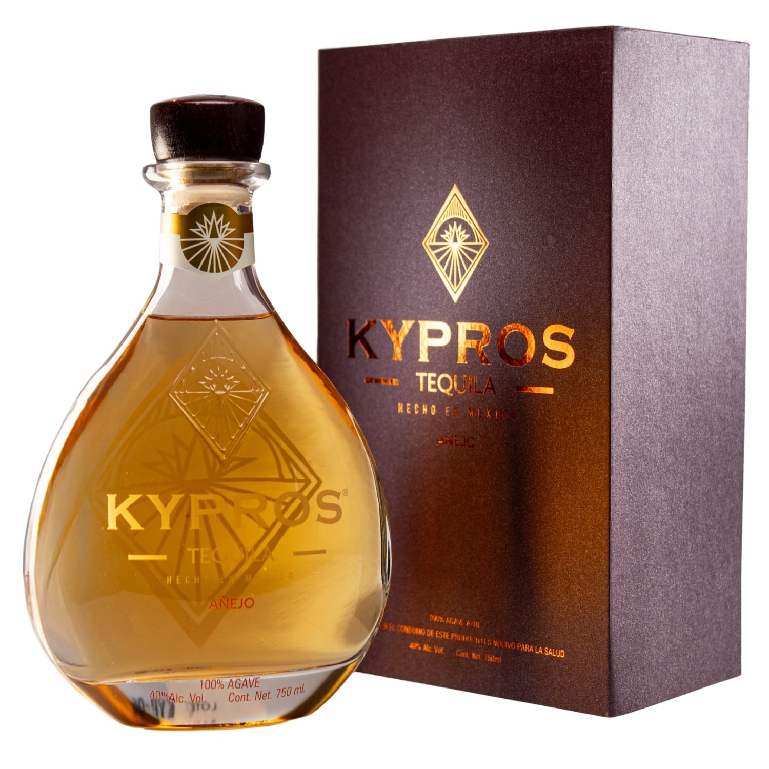 Kypros Añejo 100% Agave Tequila — Kosher Certified