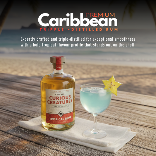 We are Curious Creatures Tropical Rum 70cl 40% ABV