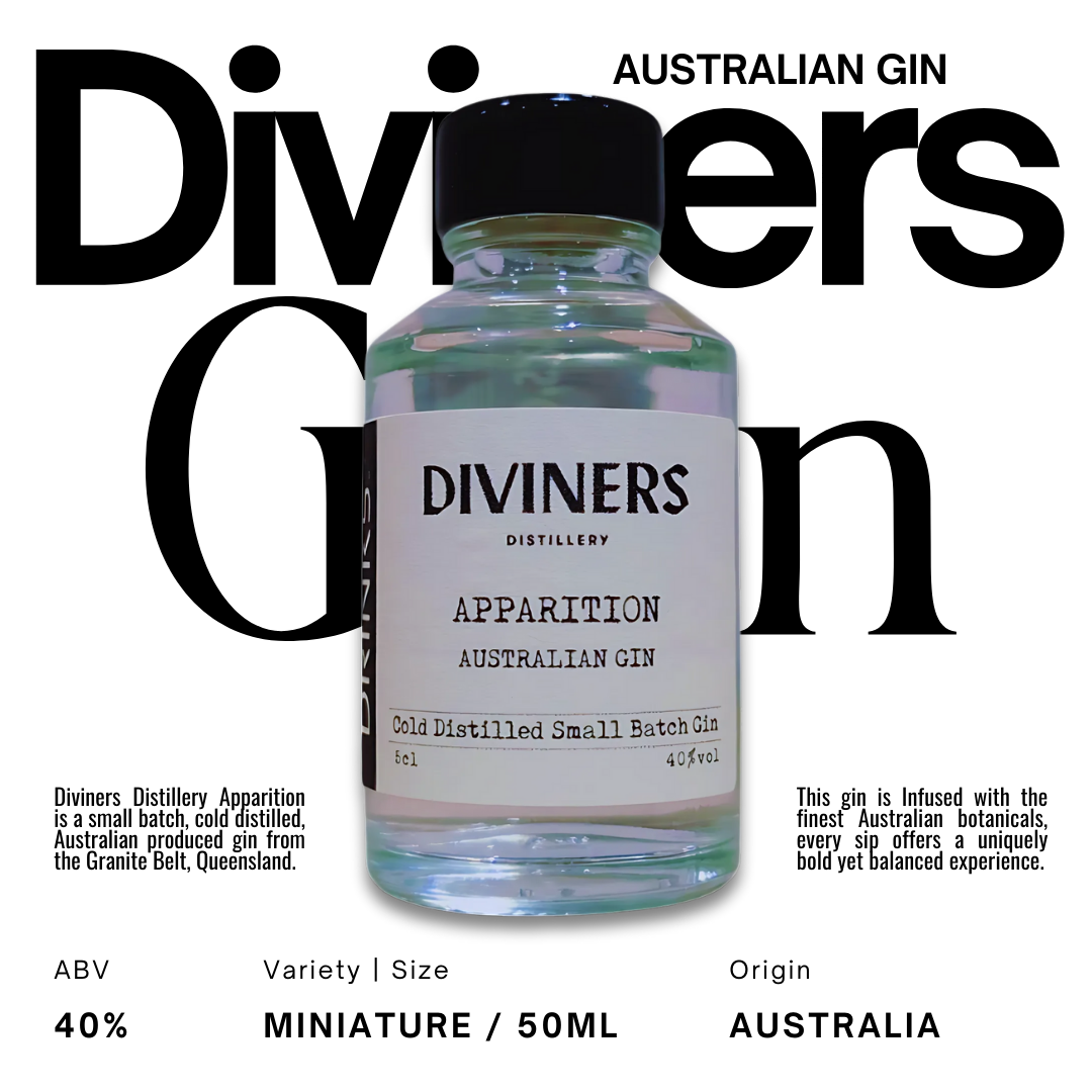 Diviners Apparition Australian Miniature Gin 5cl 40% ABV
