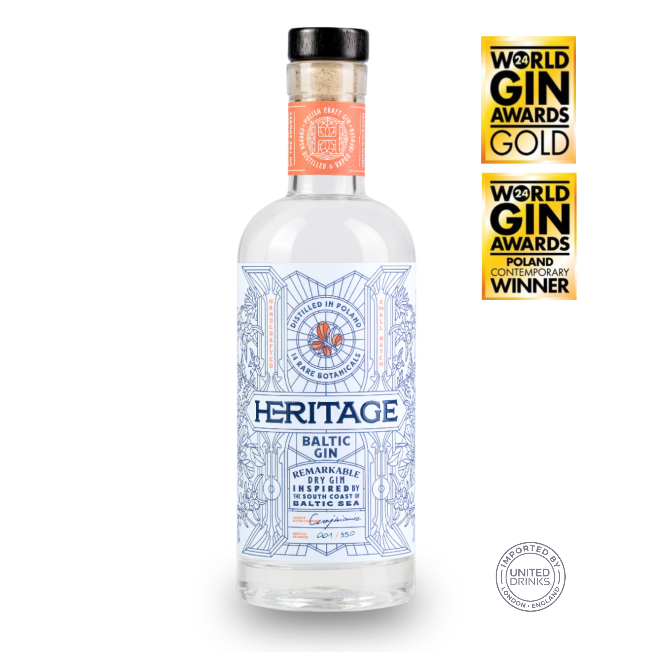 Heritage Baltic Gin 50cl 45% ABV