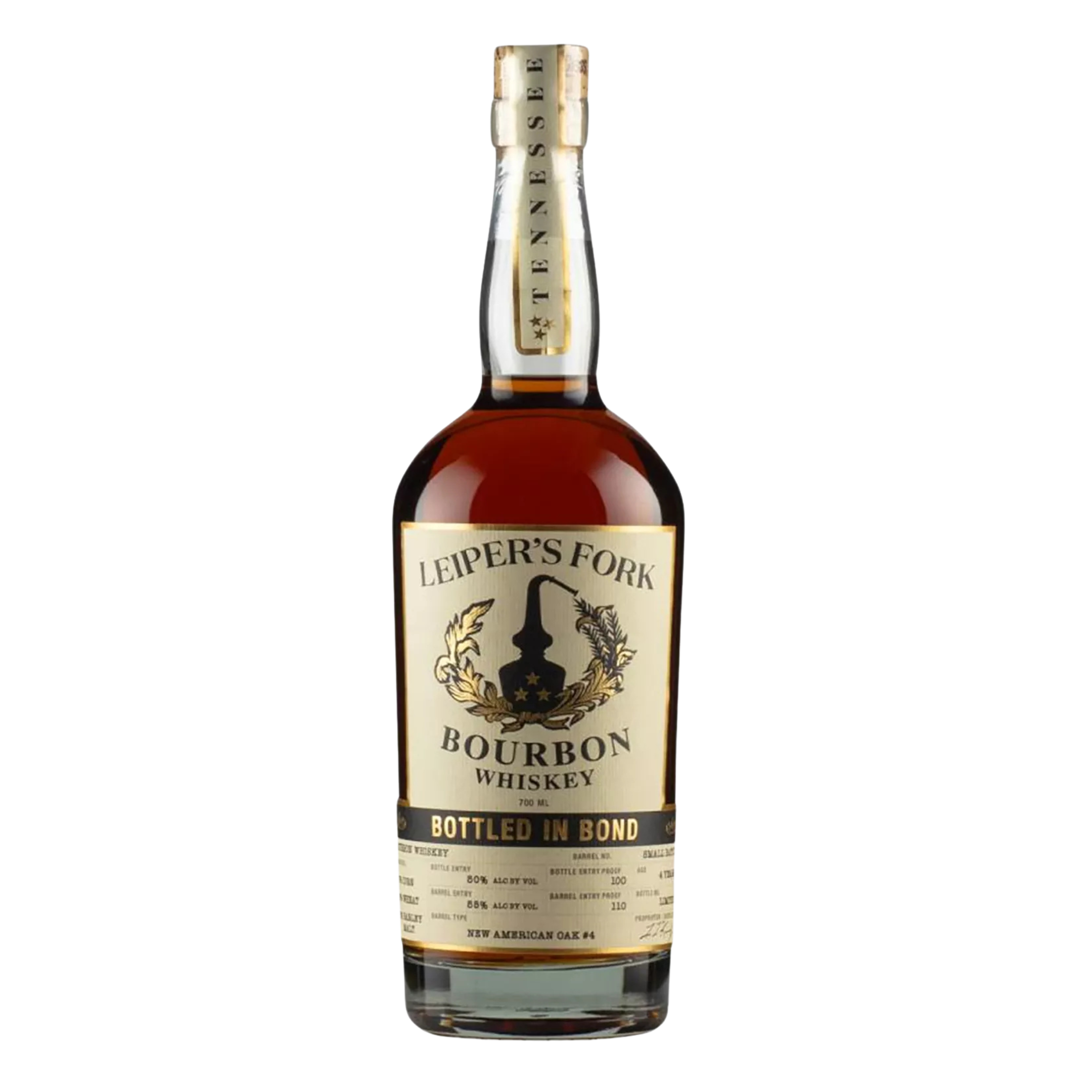 Leiper’s Fork Bourbon Whiskey 'Bottled In Bond' 70cl 50% ABV