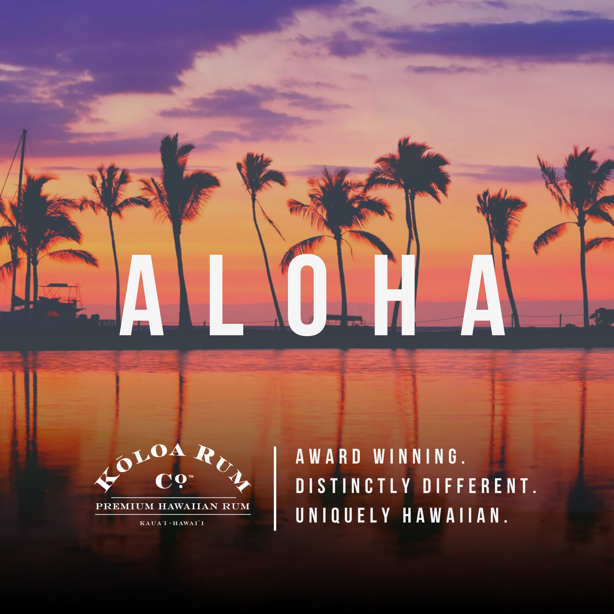 Kōloa Kaua'i White Rum 70cl 40% ABV