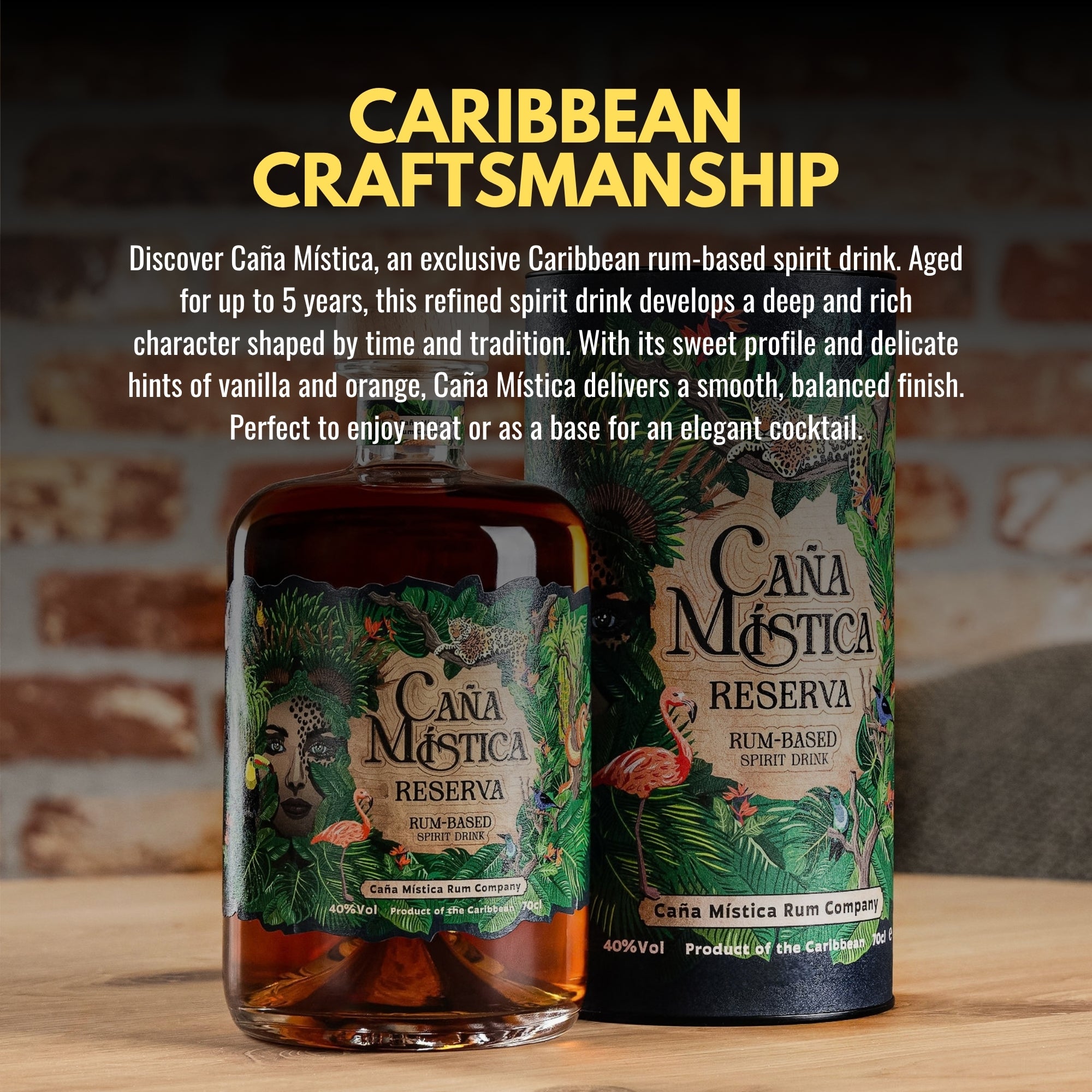 Caña Mística Reserva Premium Rum-Based Spirit Drink