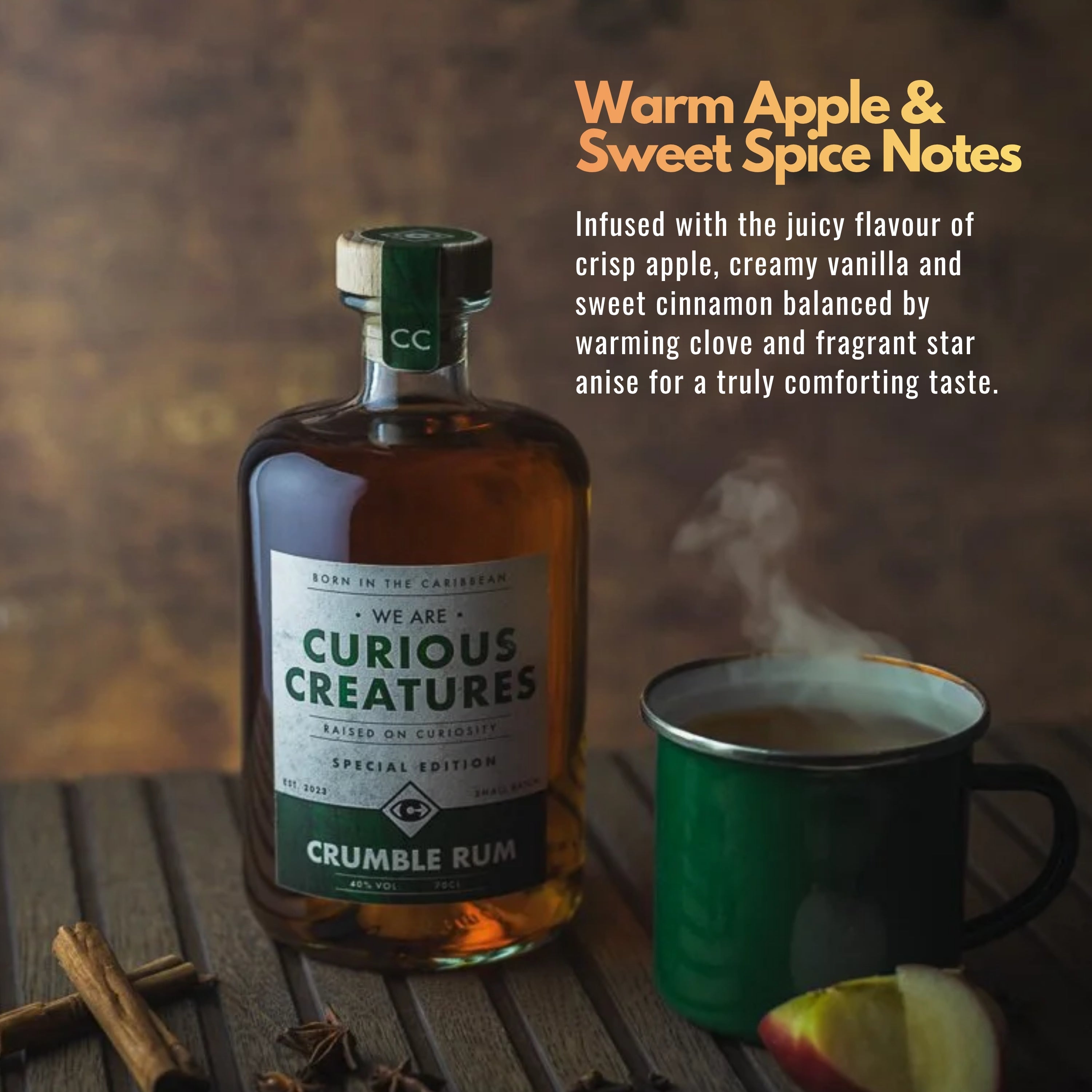 We are Curious Creatures Crumble Rum 70cl 40% ABV