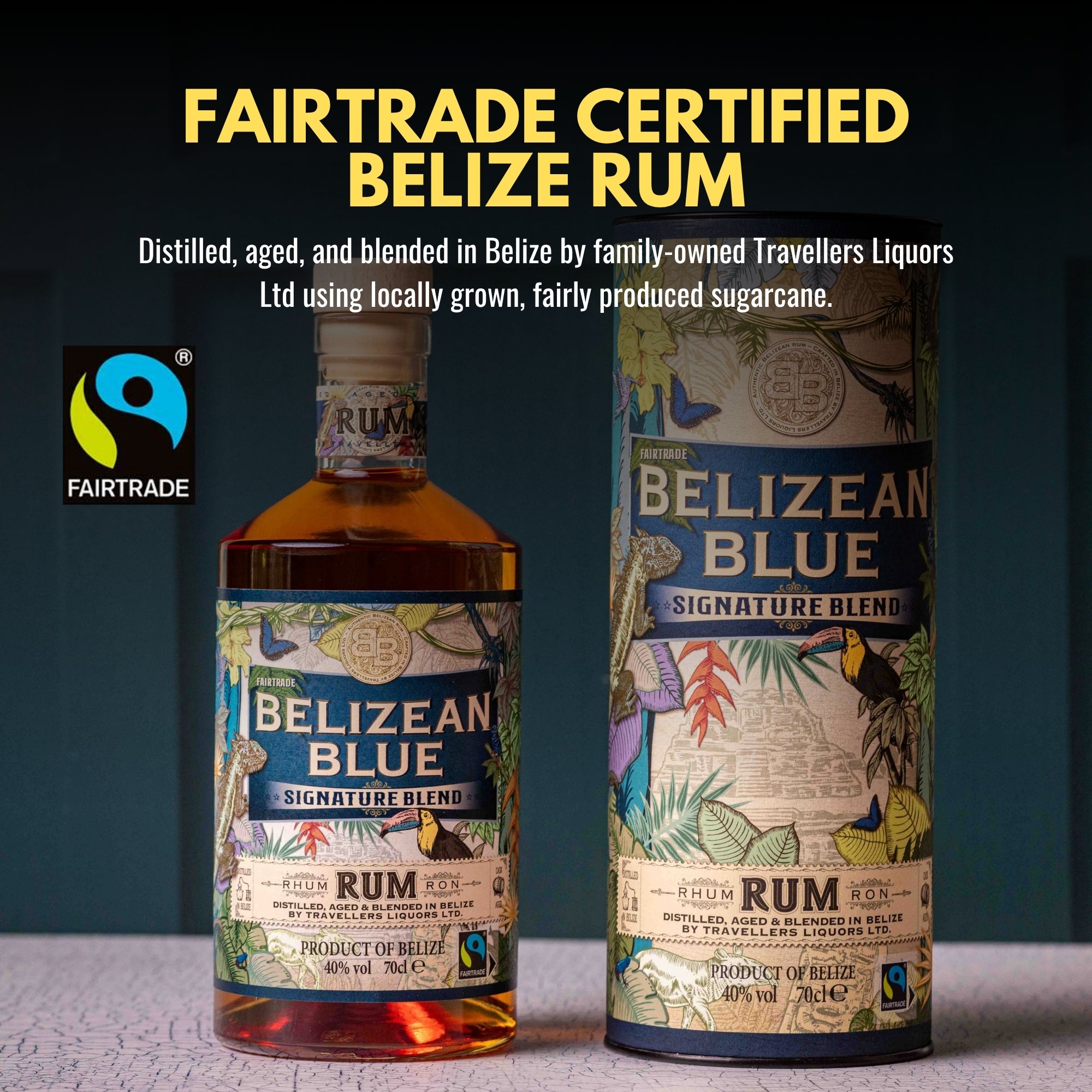 Belizean Blue Rum – Signature Blend Aged up to 7 Years