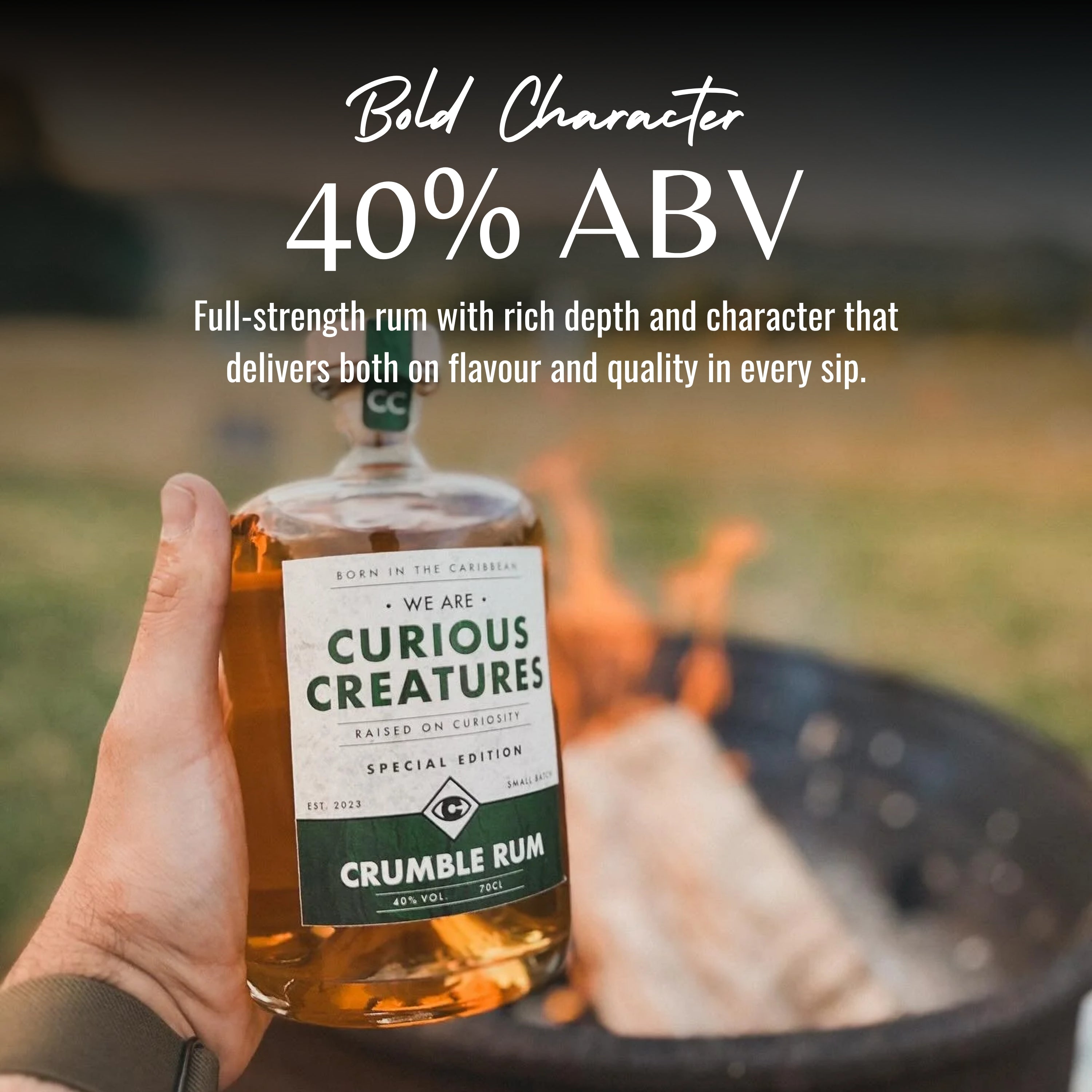 We are Curious Creatures Crumble Rum 70cl 40% ABV