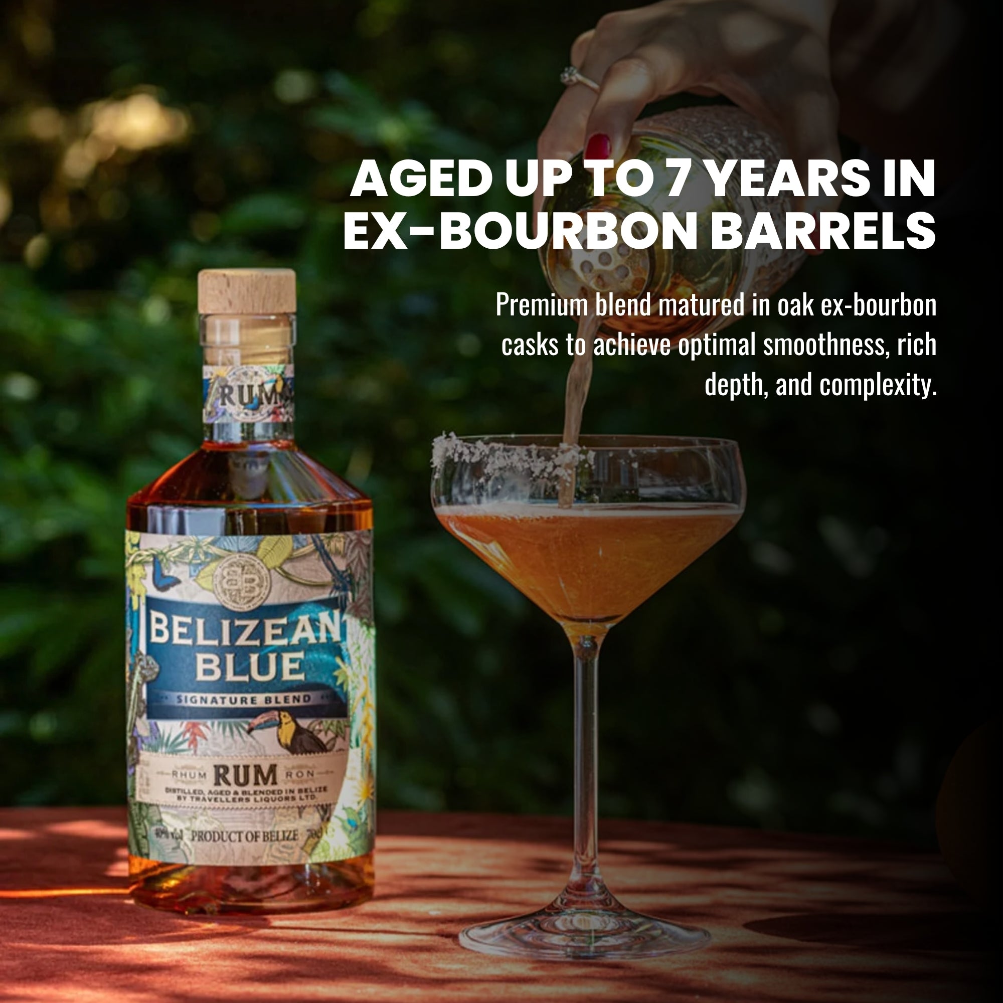 Belizean Blue Rum – Signature Blend Aged up to 7 Years
