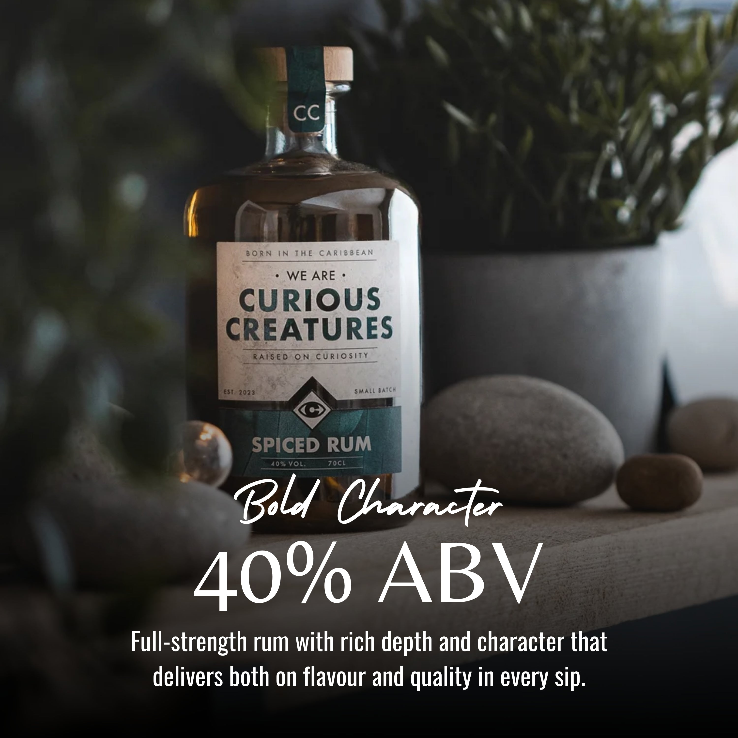 We are Curious Creatures Spiced Rum 70cl 40% ABV