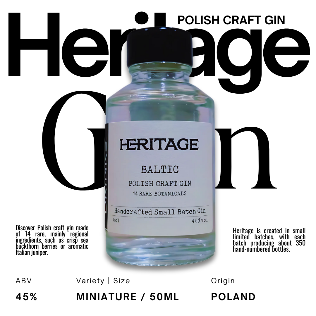 Heritage Baltic Gin Miniature 5cl 45% ABV