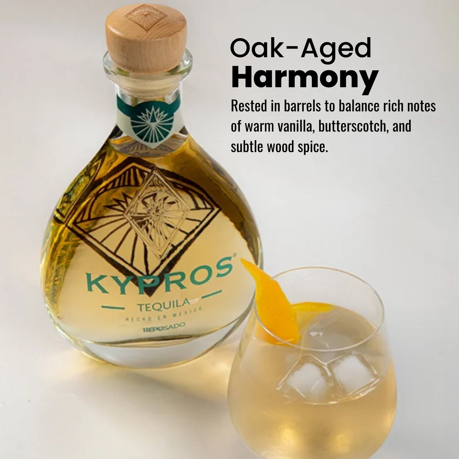 Kypros Reposado 100% Agave Tequila — Kosher Certified