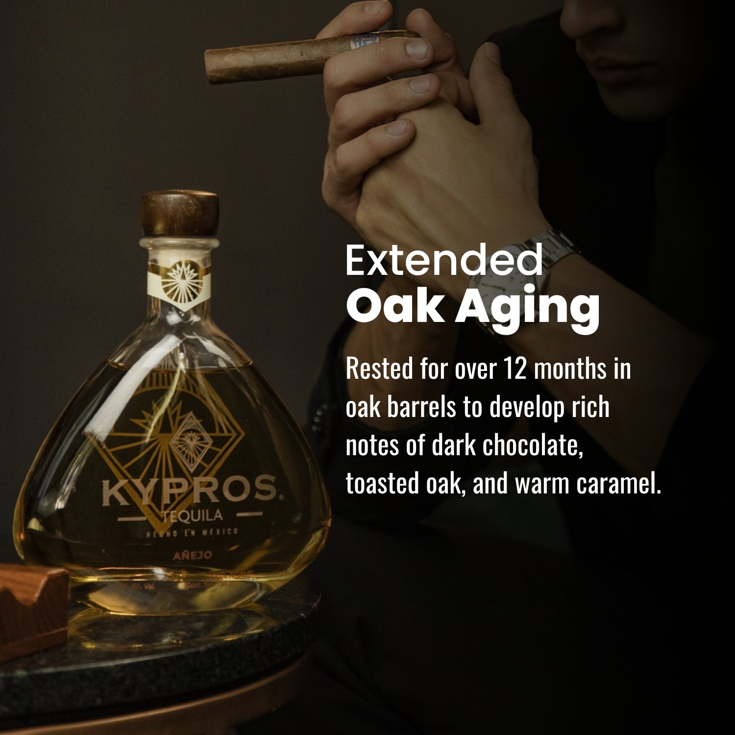 Kypros Añejo 100% Agave Tequila — Kosher Certified