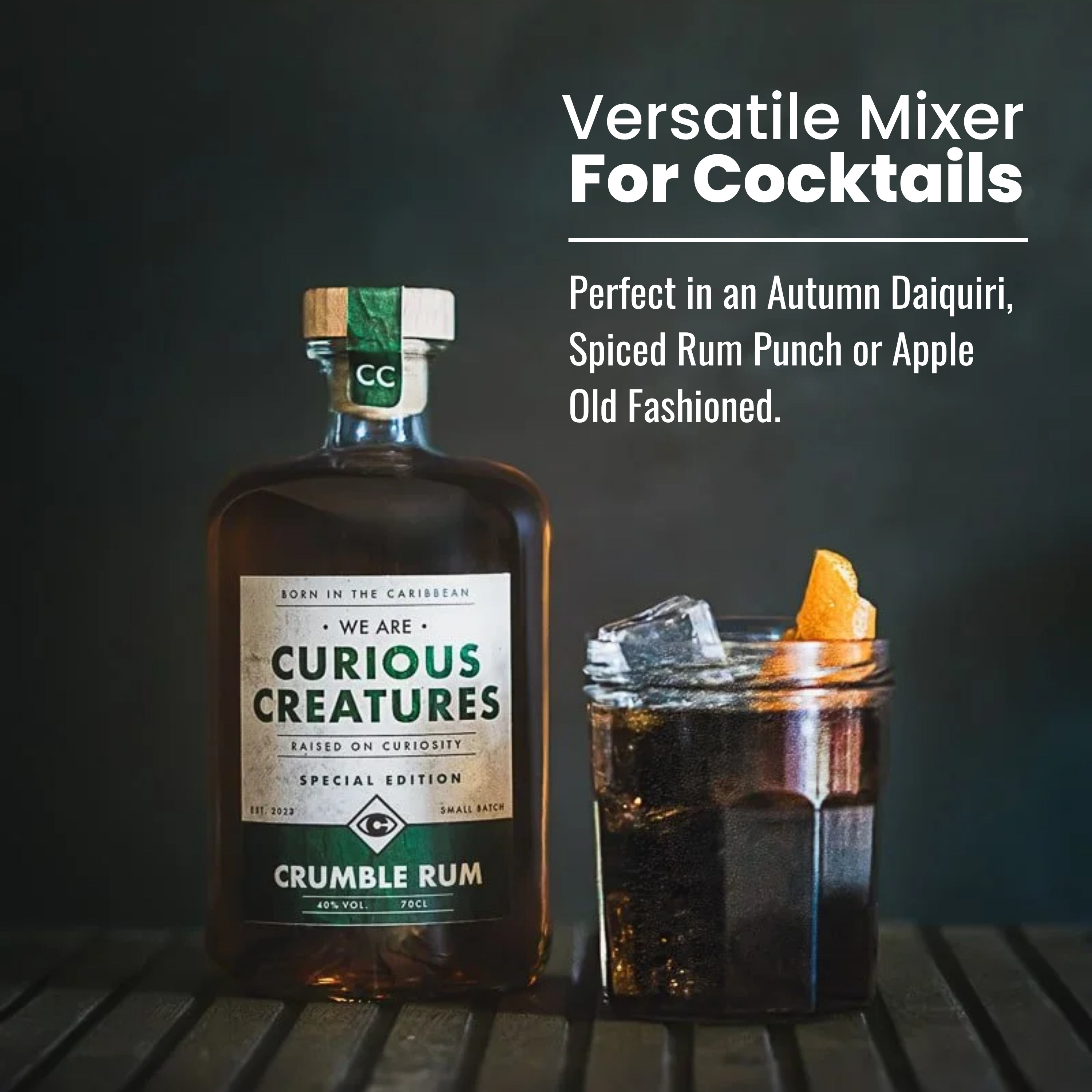 We are Curious Creatures Crumble Rum 70cl 40% ABV