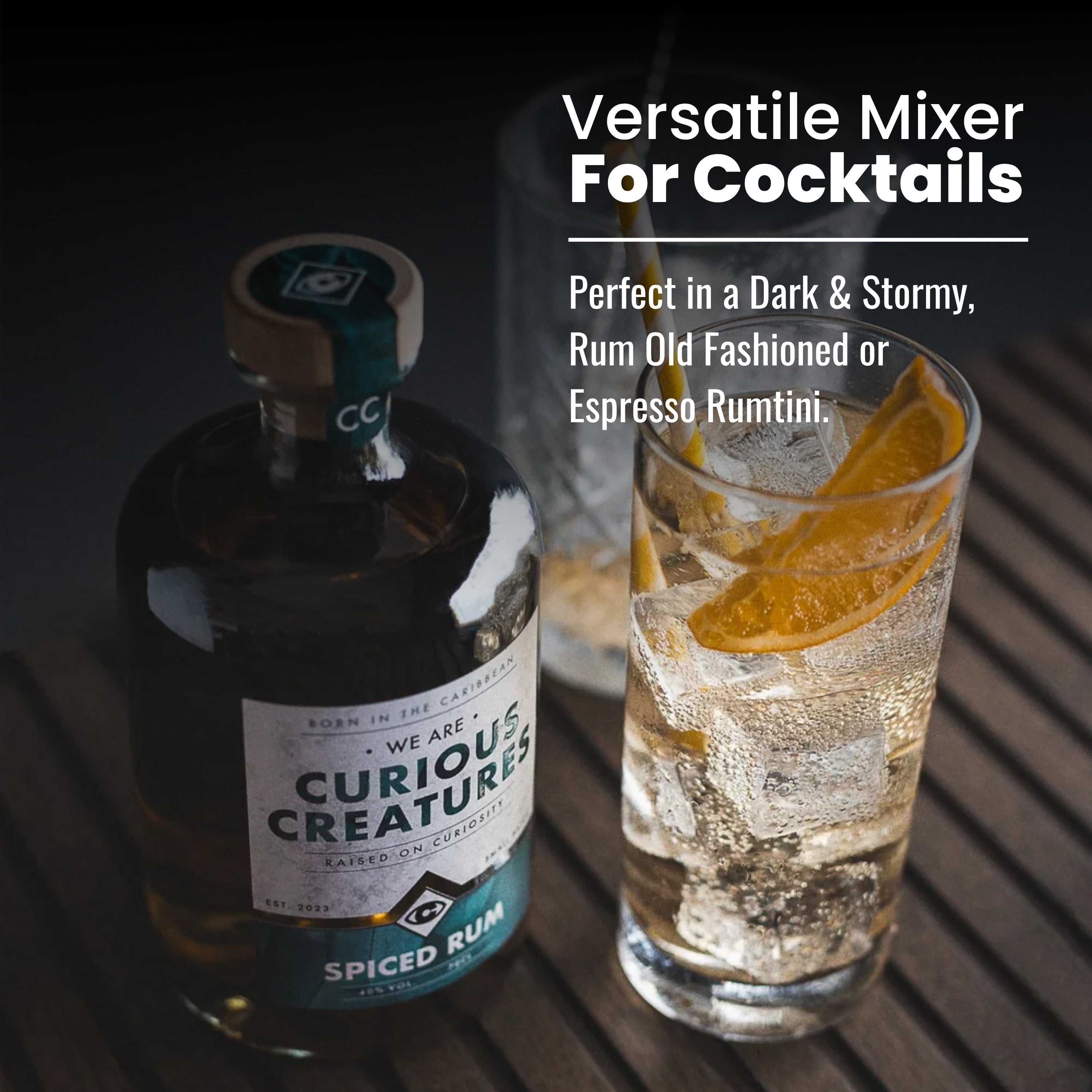 We are Curious Creatures Spiced Rum 70cl 40% ABV