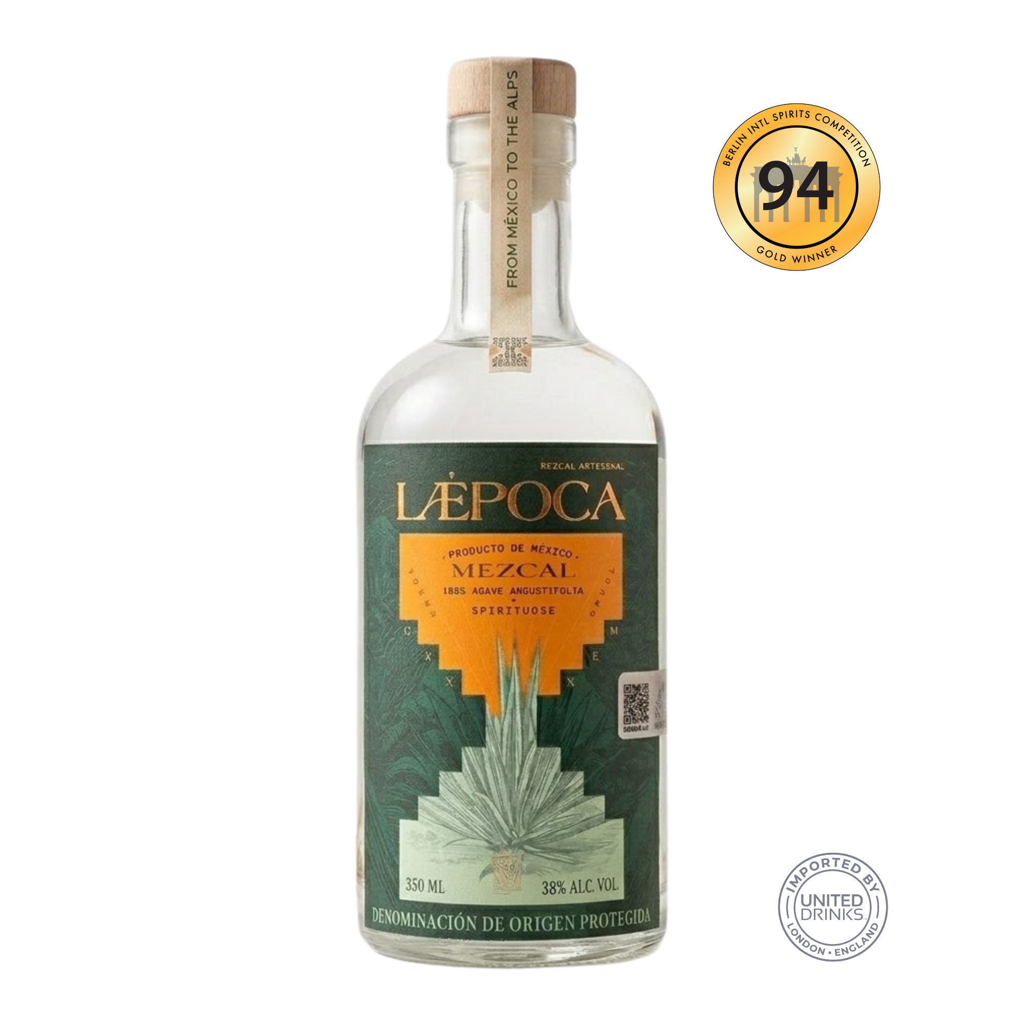 LÆPOCA Mezcal Espadin Joven Artesanal 350ml