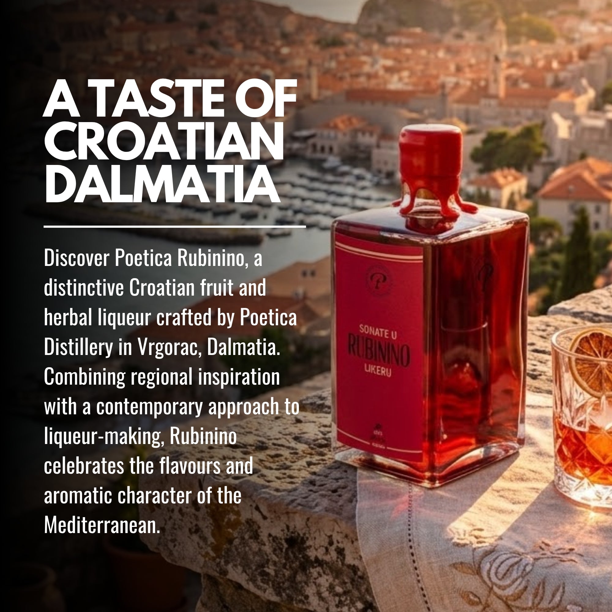 Poetica Rubinino Fruit and Herbal Liqueur