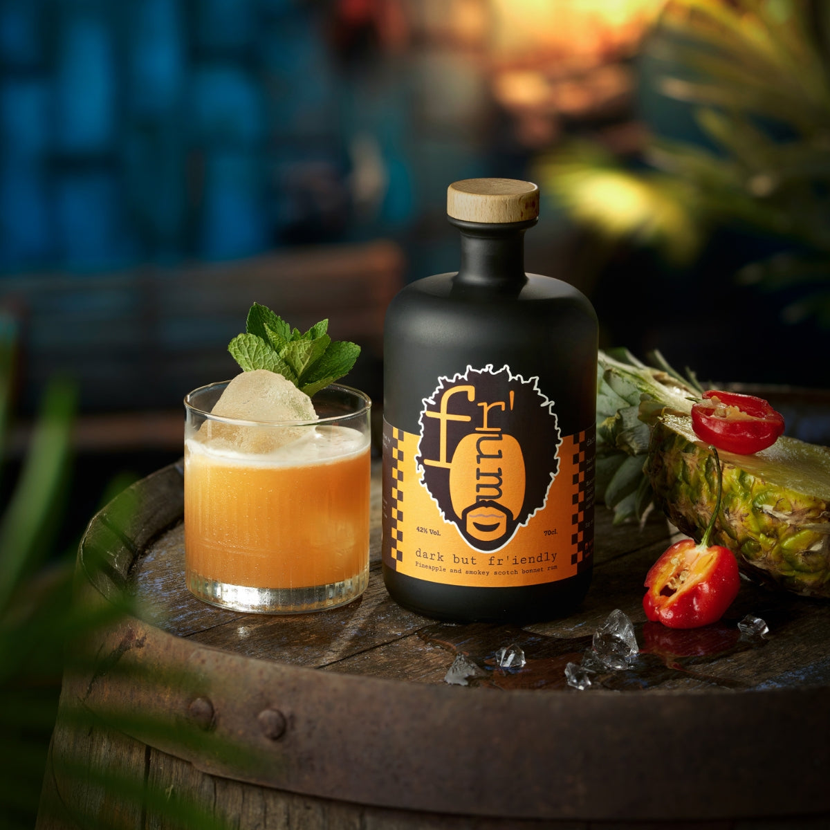 Fr'um Pineapple & Smokey Spiced Rum 70cl 42% ABV