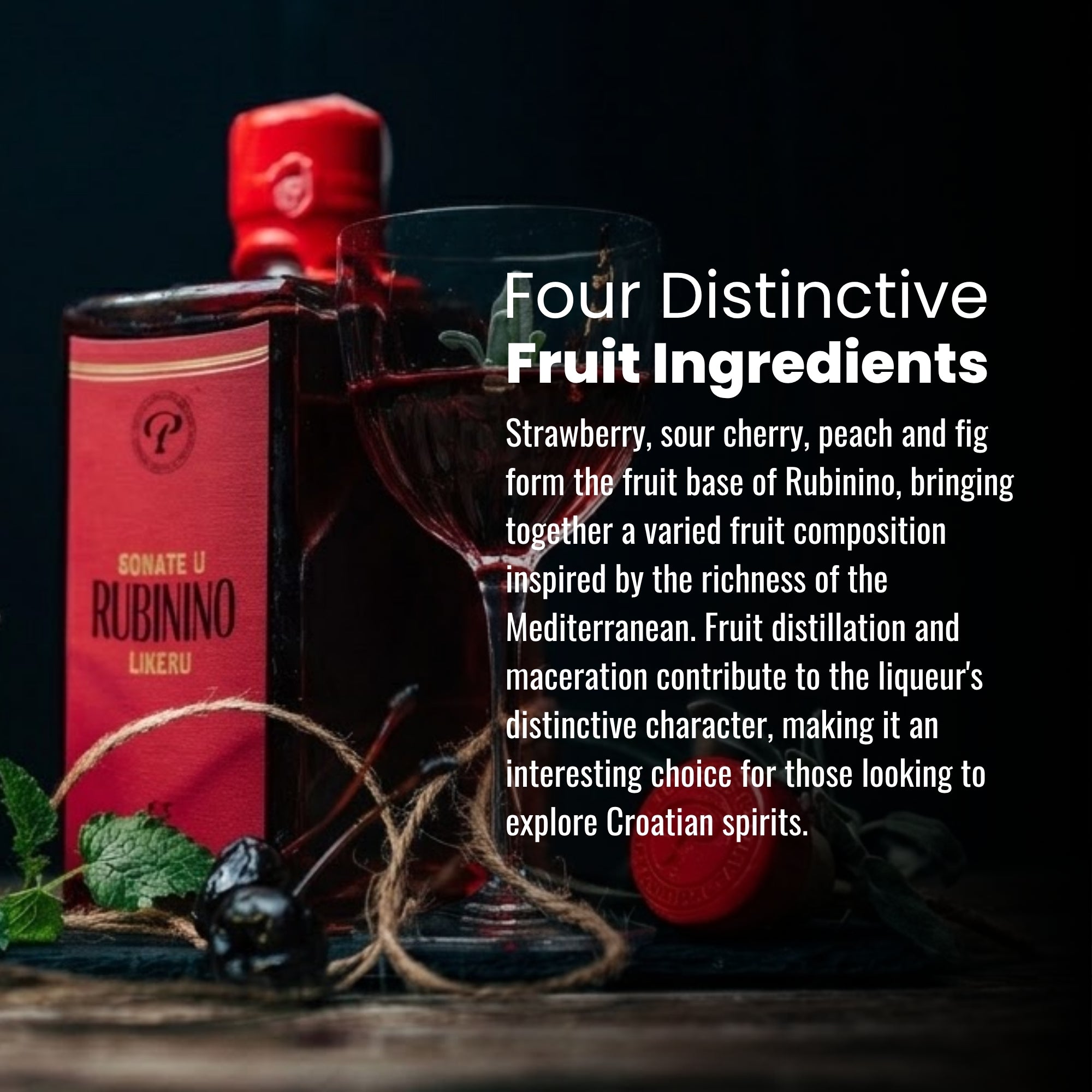 Poetica Rubinino Fruit and Herbal Liqueur