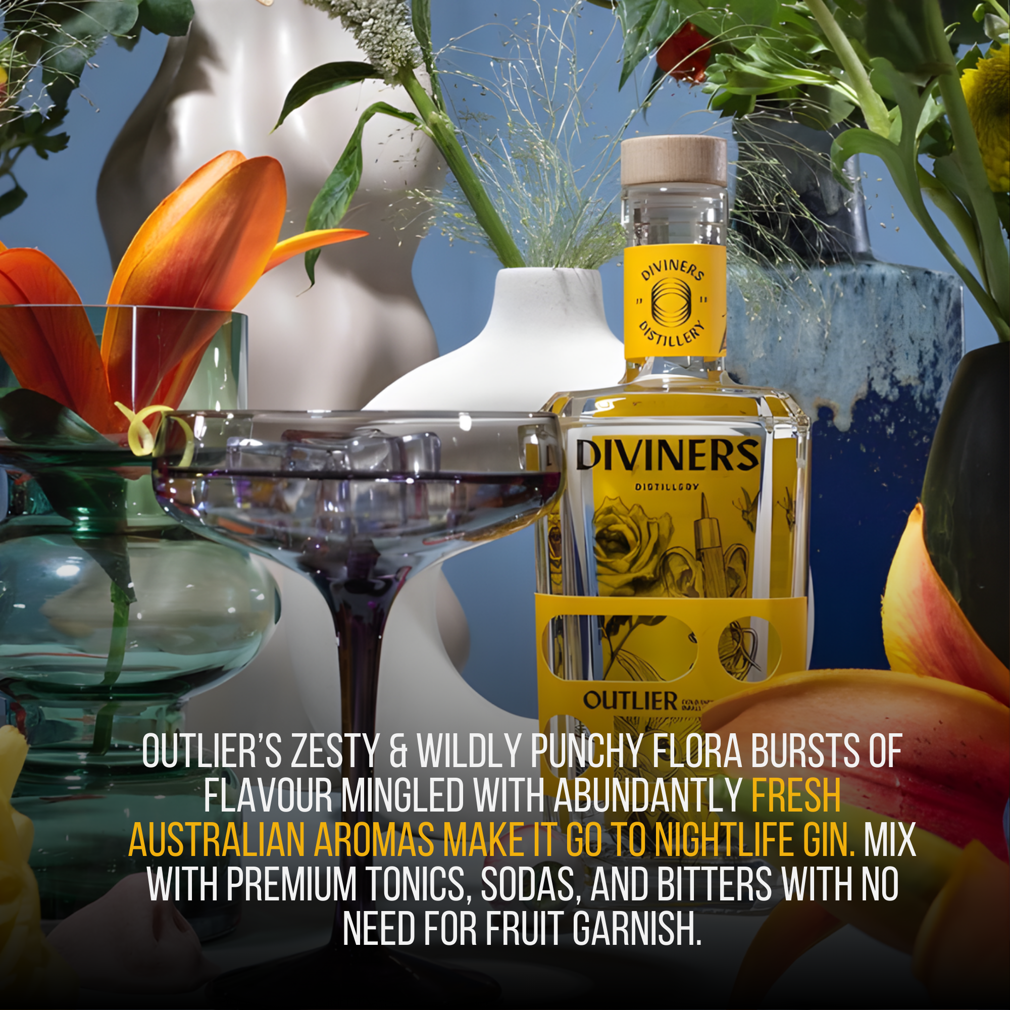 Diviners Outlier Australian Gin 70cl 46% ABV