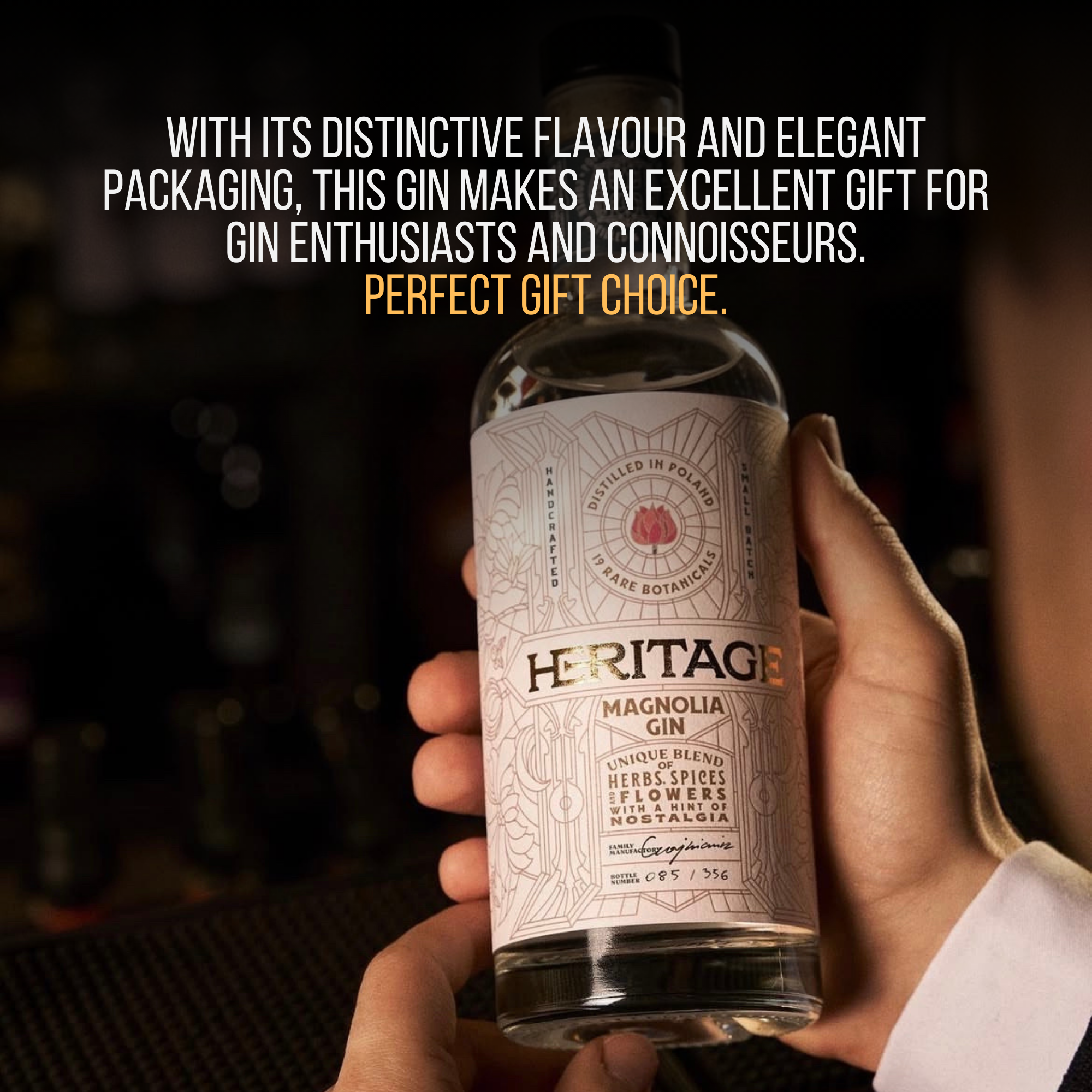 Heritage Magnolia Gin 50cl 47% ABV