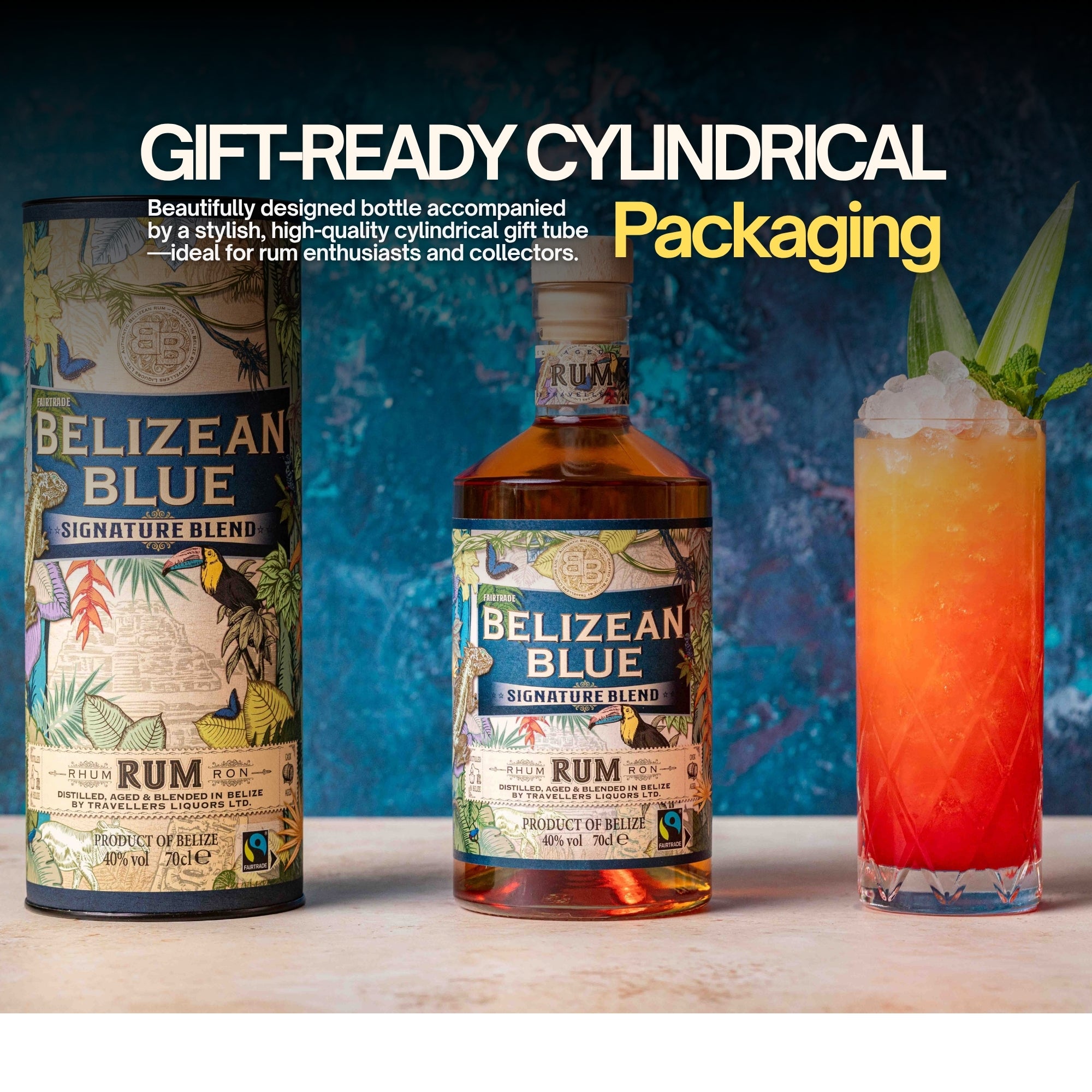 Belizean Blue Rum – Signature Blend Aged up to 7 Years
