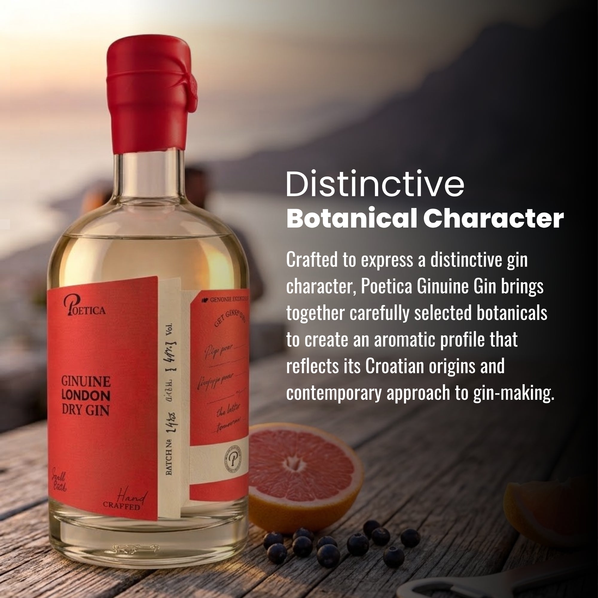 Poetica Ginuine London Dry Gin