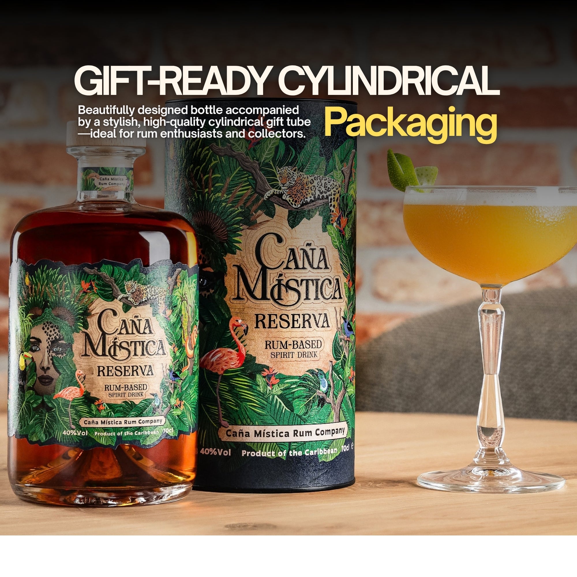 Caña Mística Reserva Premium Rum-Based Spirit Drink