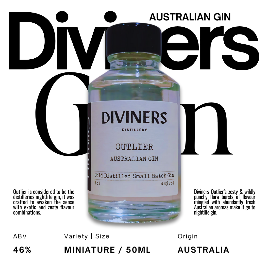 Diviners Outlier Australian Miniature 5cl 46% ABV