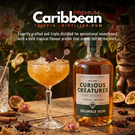 We are Curious Creatures Crumble Rum 70cl 40% ABV