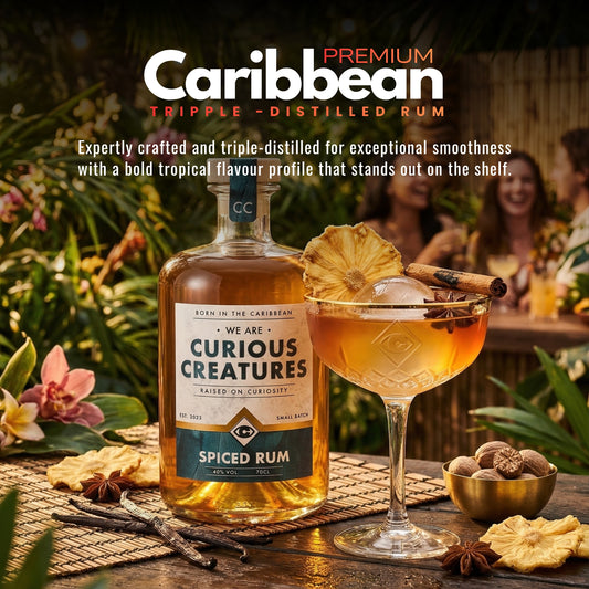 We are Curious Creatures Spiced Rum 70cl 40% ABV