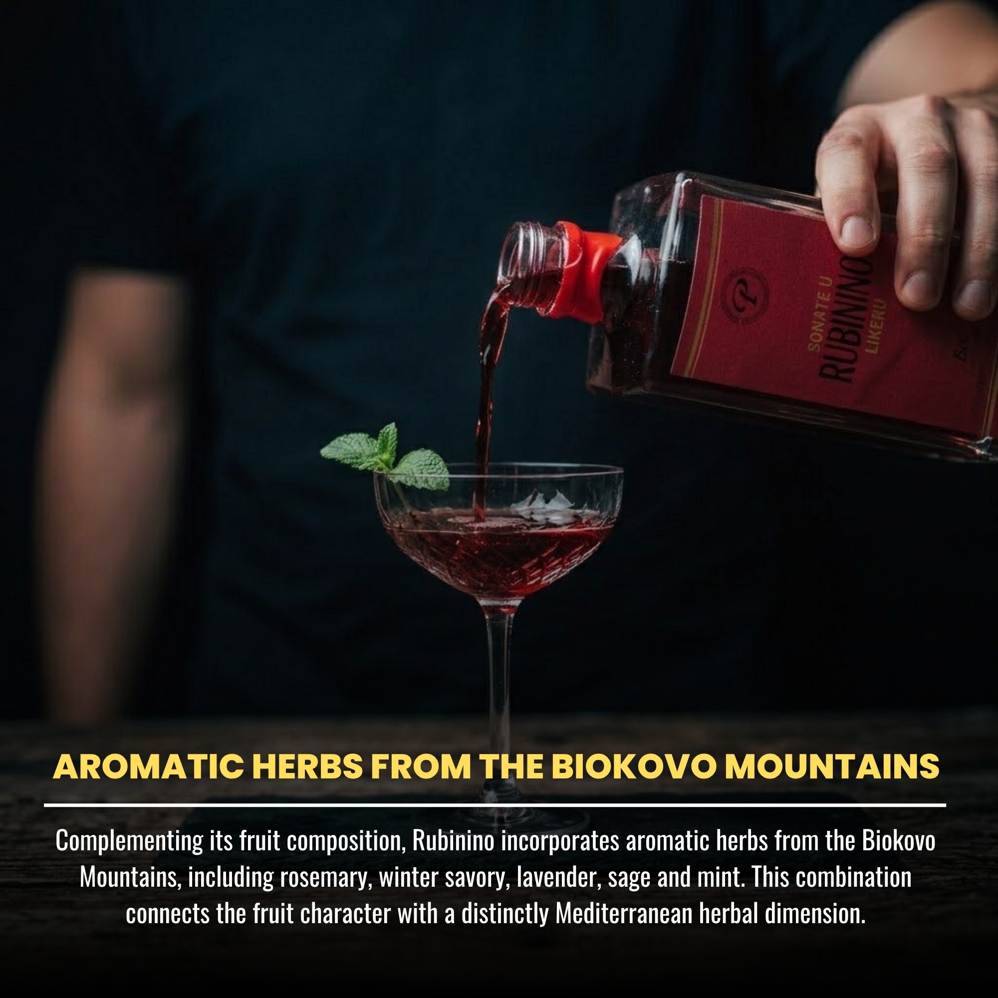 Poetica Rubinino Fruit and Herbal Liqueur
