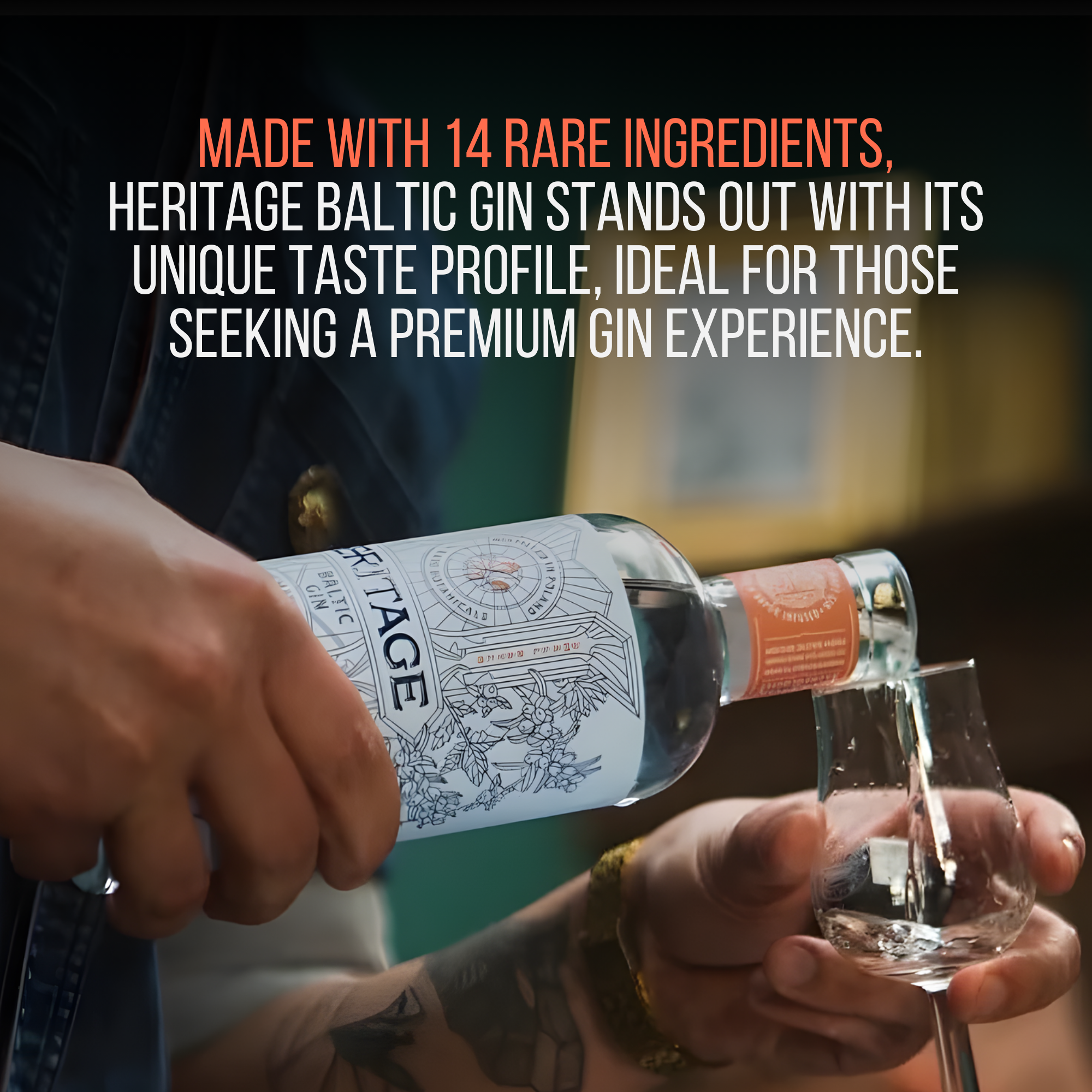 Heritage Baltic Gin 50cl 45% ABV