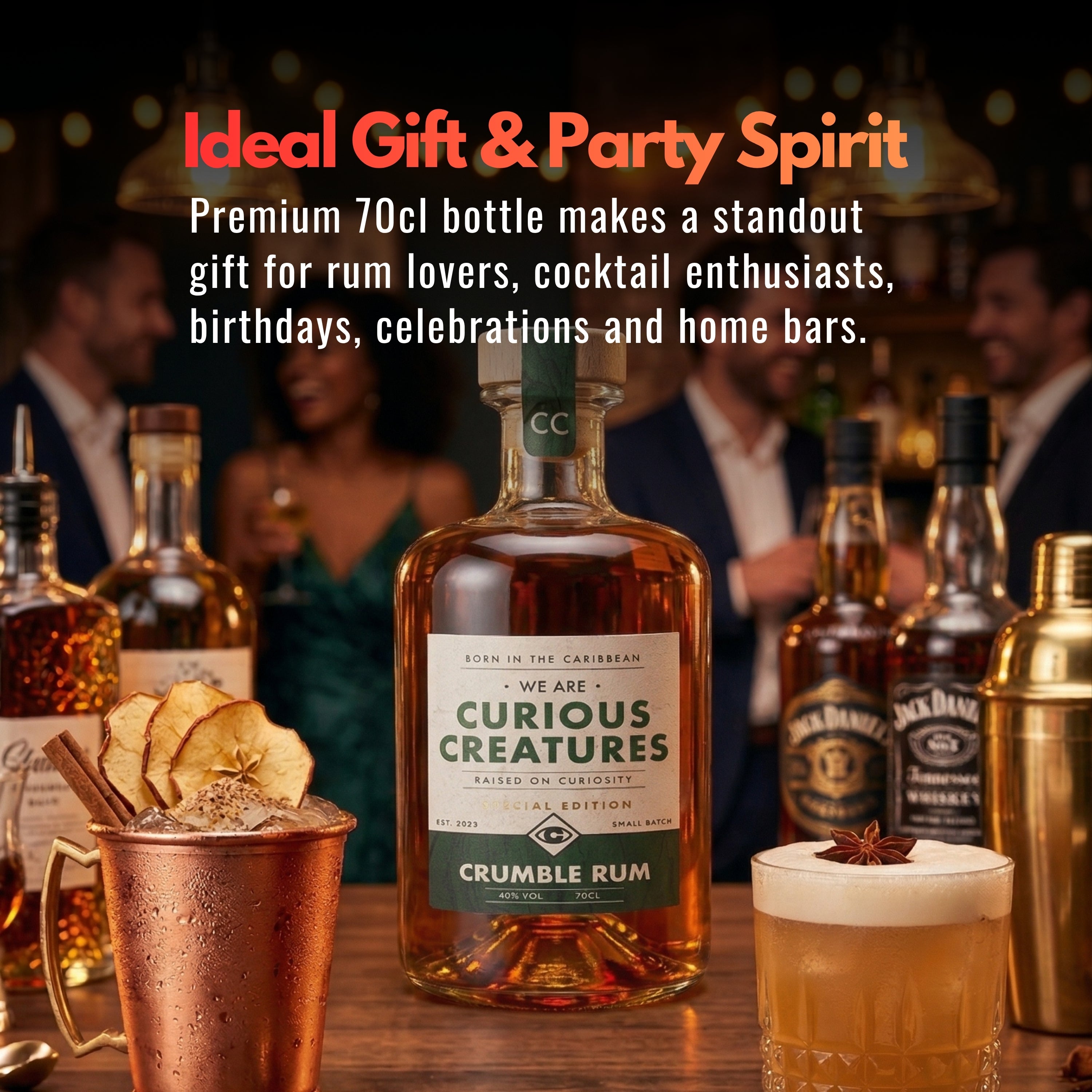 We are Curious Creatures Crumble Rum 70cl 40% ABV