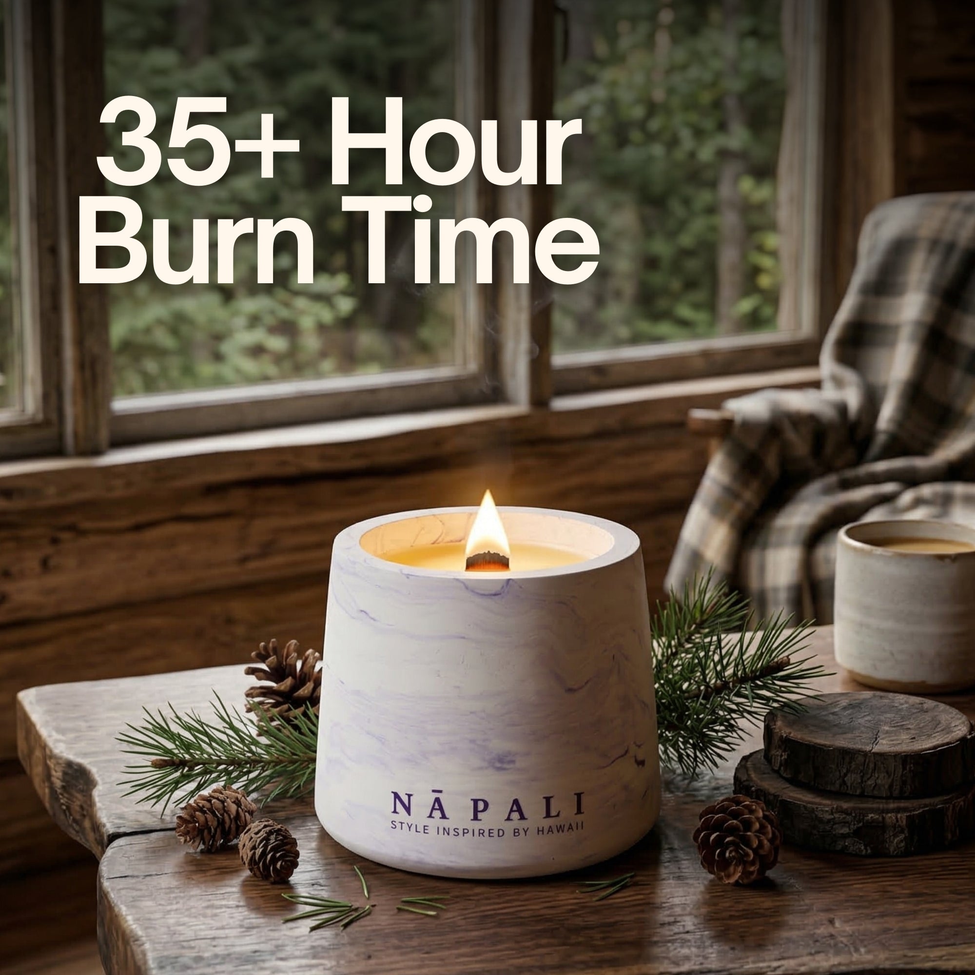 Whispering Woods | Lavender · Cedarwood · Lemon Verbena · Ylang Ylang