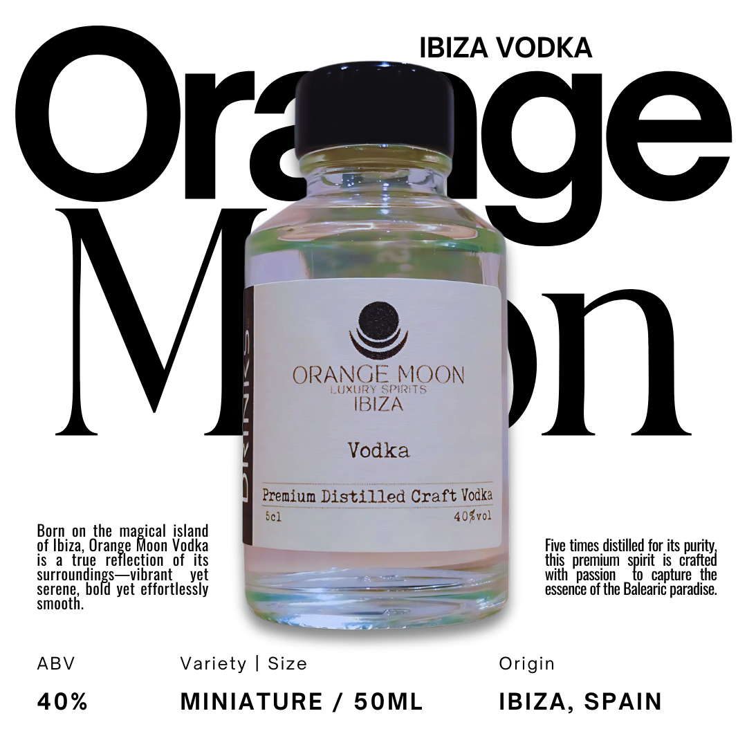 Orange Moon Ibiza Vodka Miniature 5cl 40% ABV