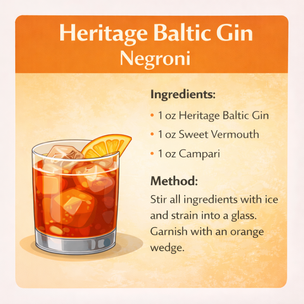 Heritage Baltic Gin 50cl 45% ABV