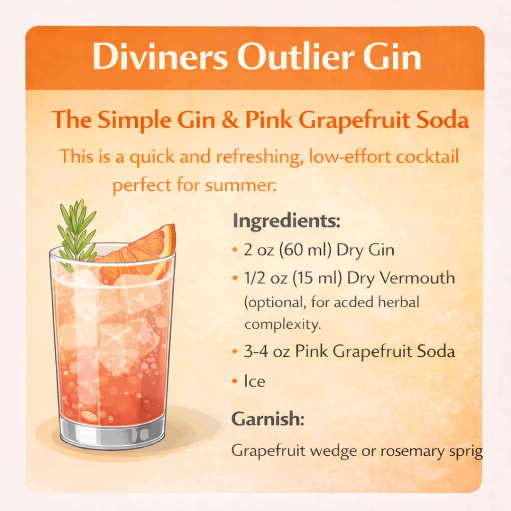 Diviners Outlier Australian Gin 70cl 46% ABV