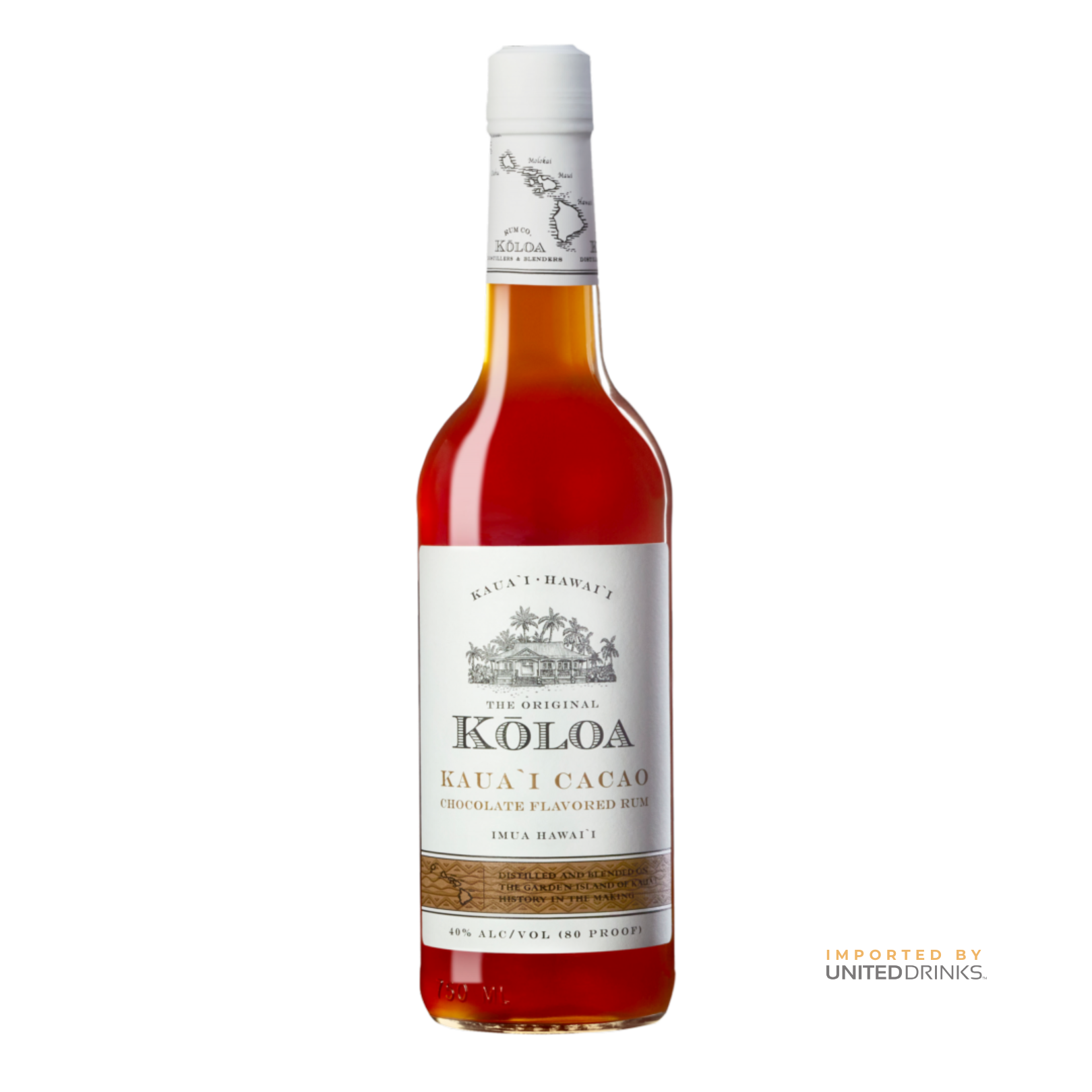 Kōloa Kaua'i Cacao Rum 70cl 40% ABV