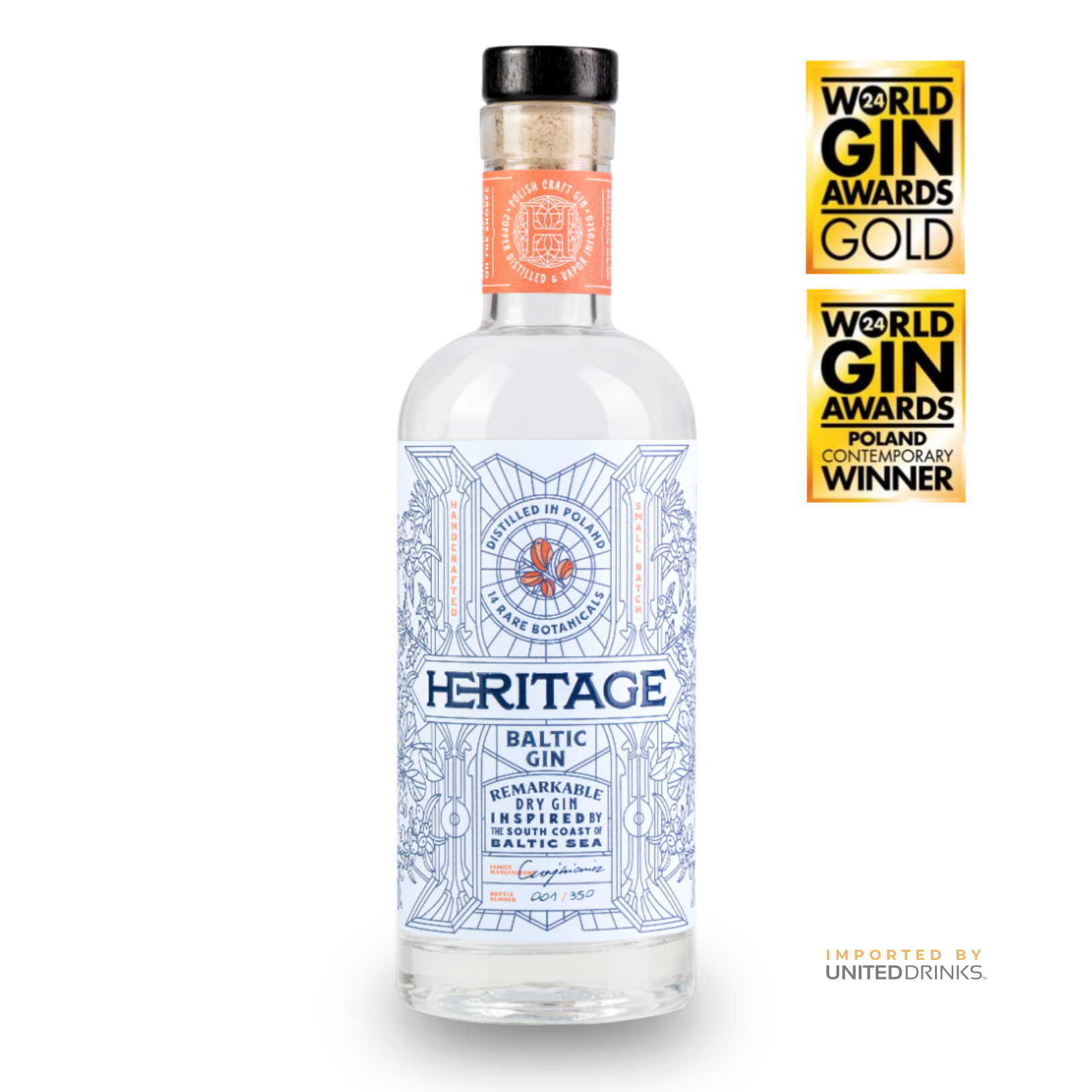 Heritage Baltic Gin 50cl 45% ABV