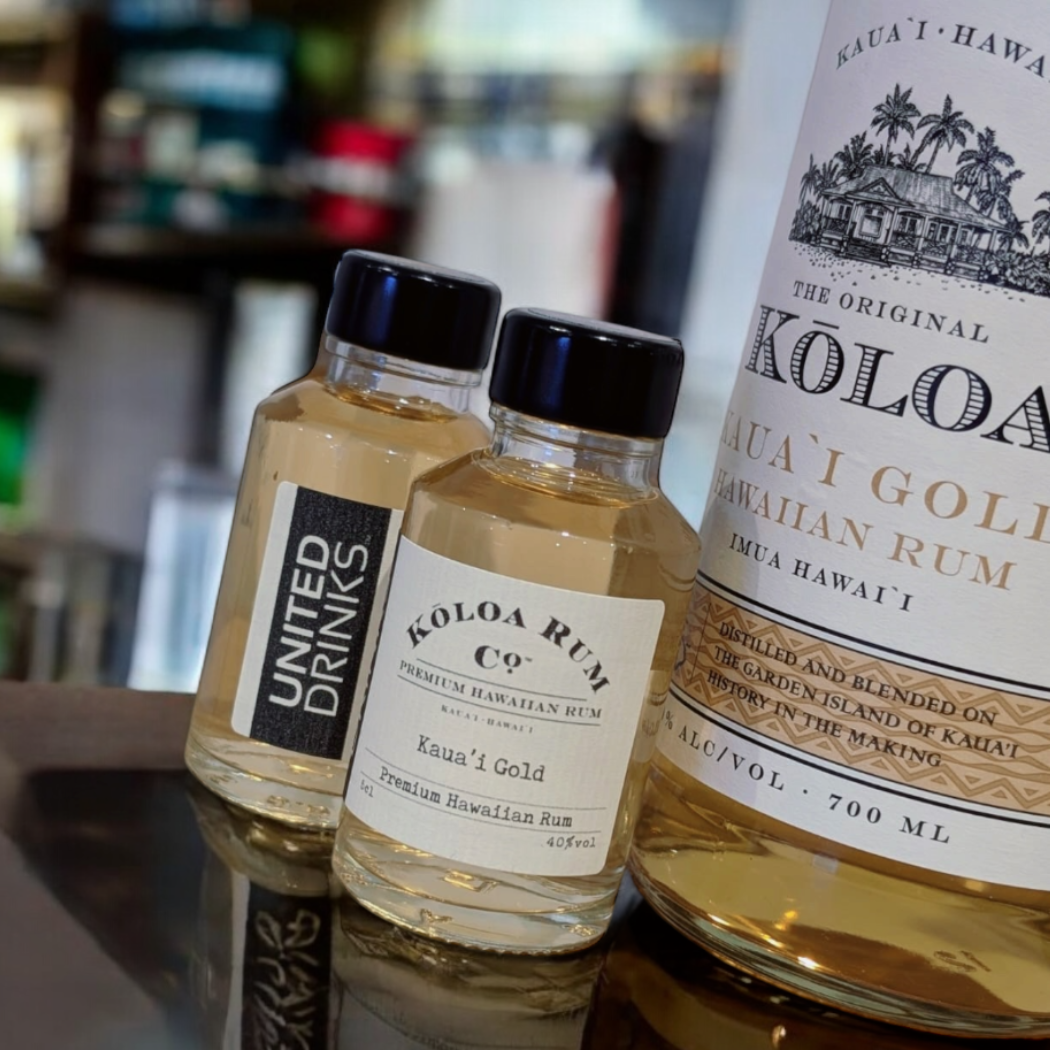 Kōloa Kaua'i Gold Rum Miniature 5cl 40% ABV