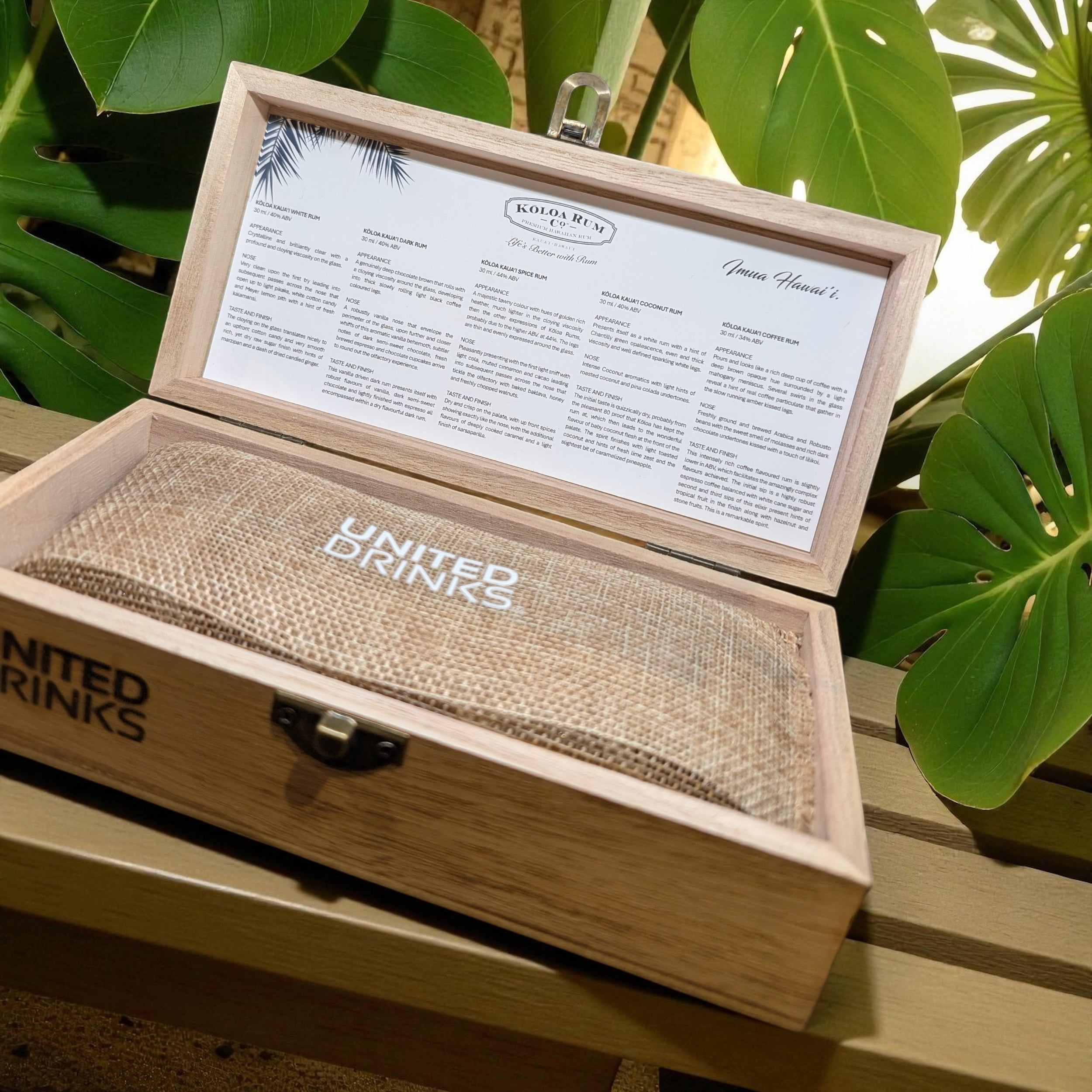 Kōloa Rum Tasting Collection Gift Set 5x3cl