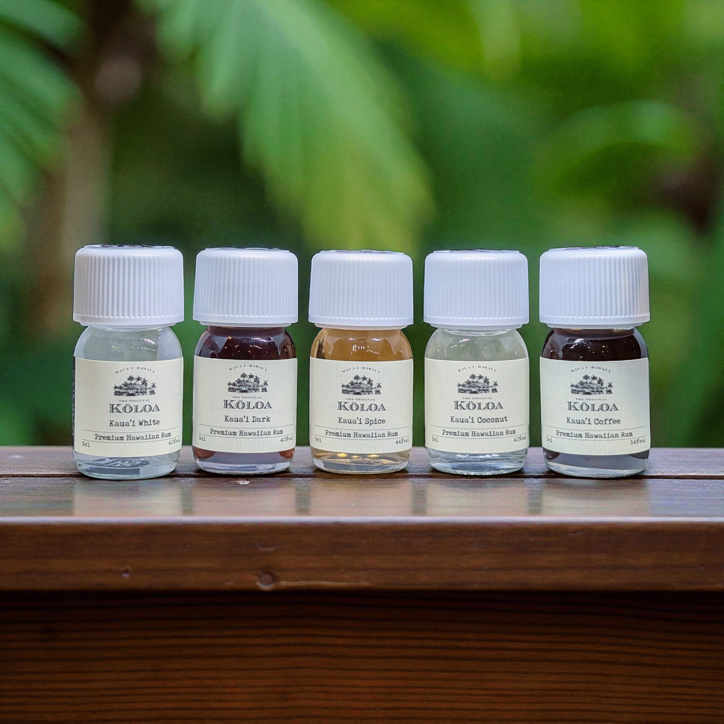 Kōloa Rum Tasting Collection Gift Set 5x3cl