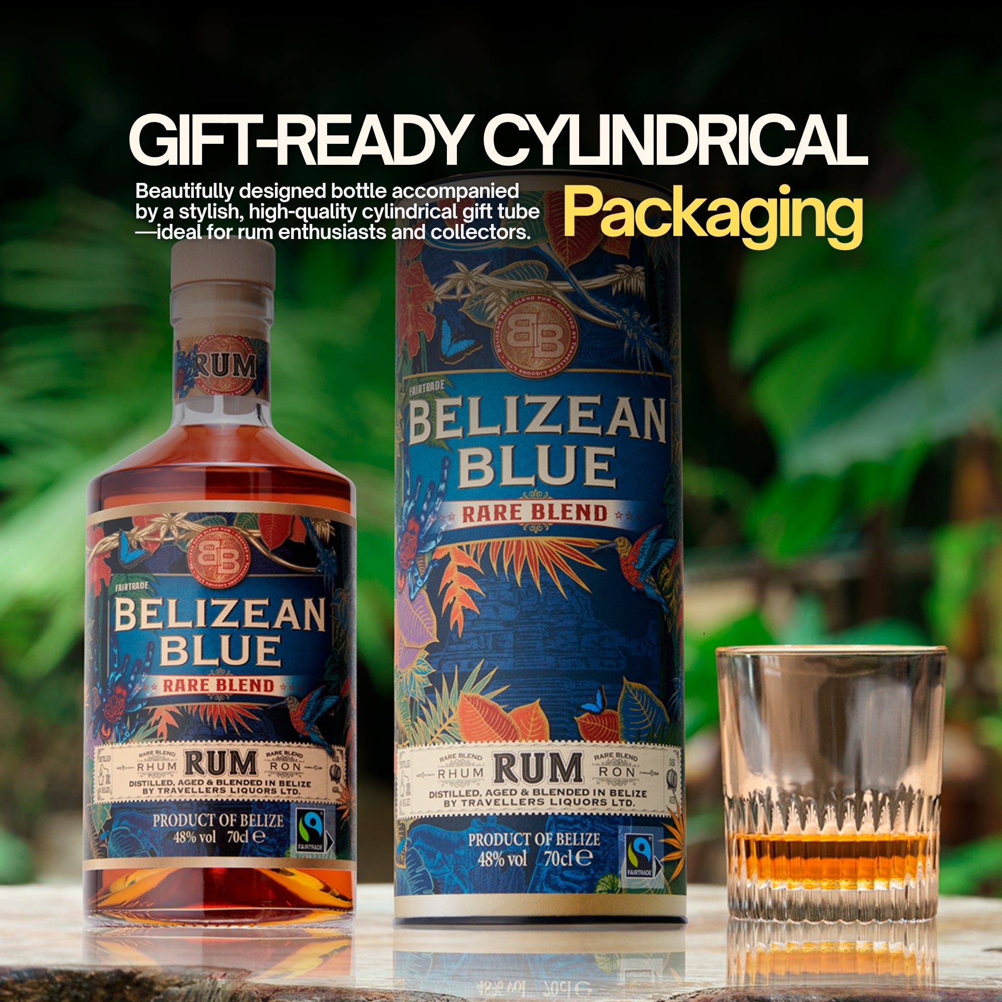 Belizean Blue Rare Blend Rum 9-Year Aged