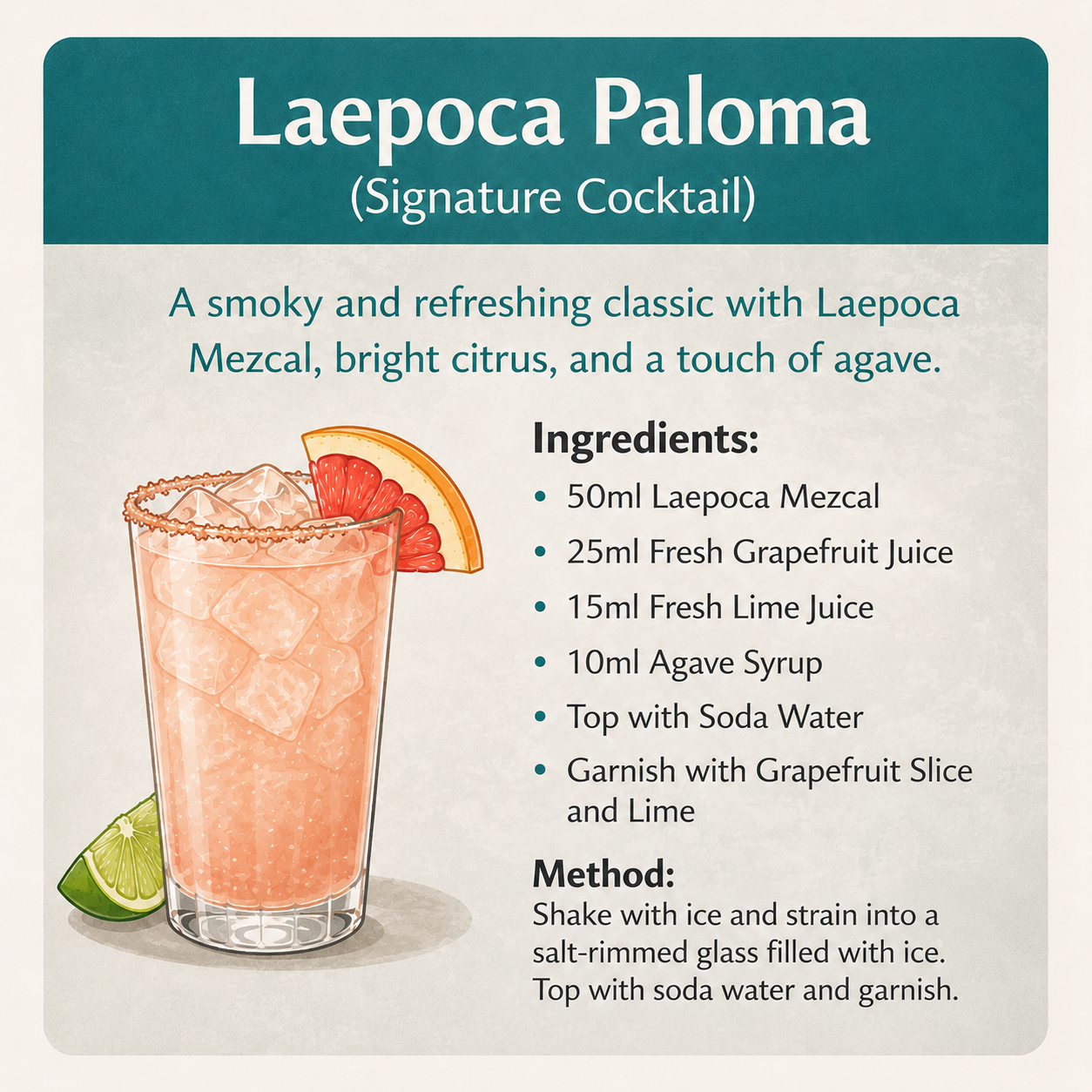 LÆPOCA Mezcal Espadin Joven Artesanal 500ml