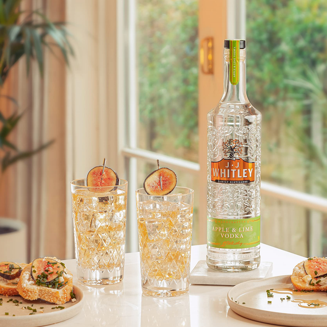 J.J. Whitley Apple & Lime Vodka 70cl 38% ABV