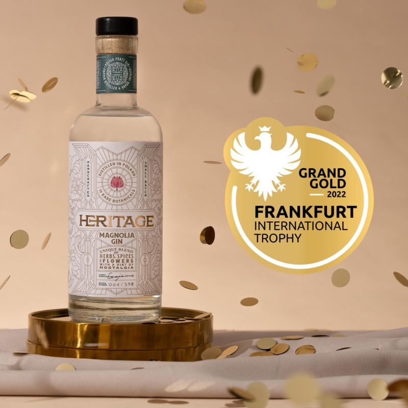 Heritage Magnolia Gin 50cl 47% ABV