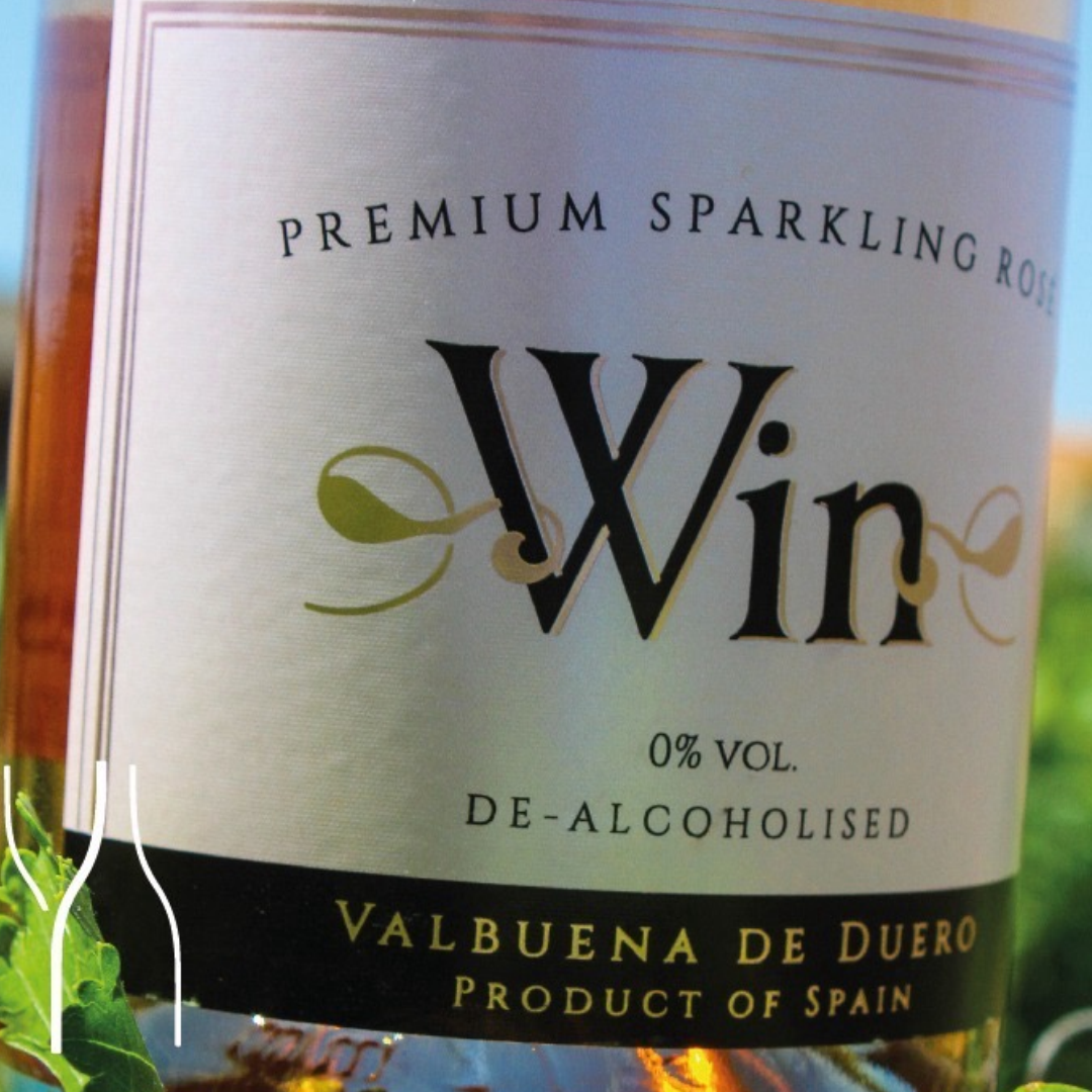 Win Rosé Sparkling Organic De-Alcoholised Wine 75cl 0% ABV