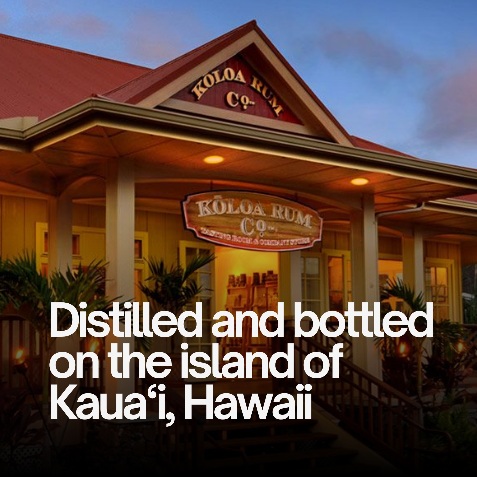 Kōloa Kaua'i White Rum 70cl 40% ABV