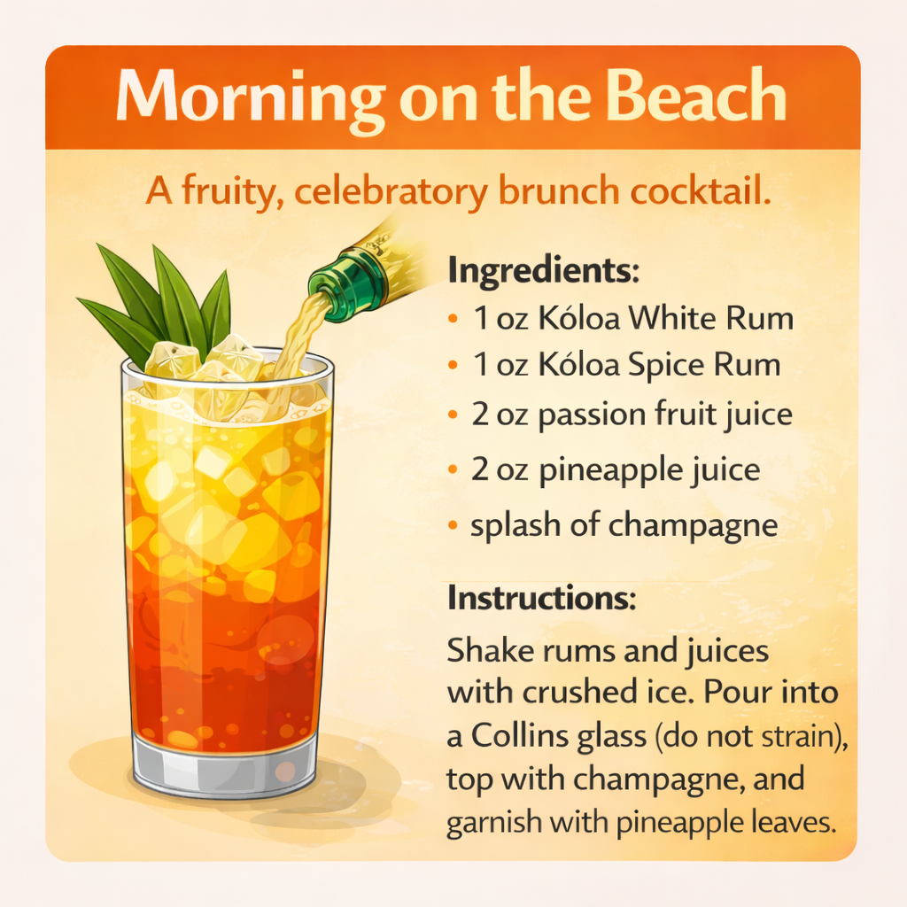 Kōloa Kaua'i White Rum 70cl 40% ABV